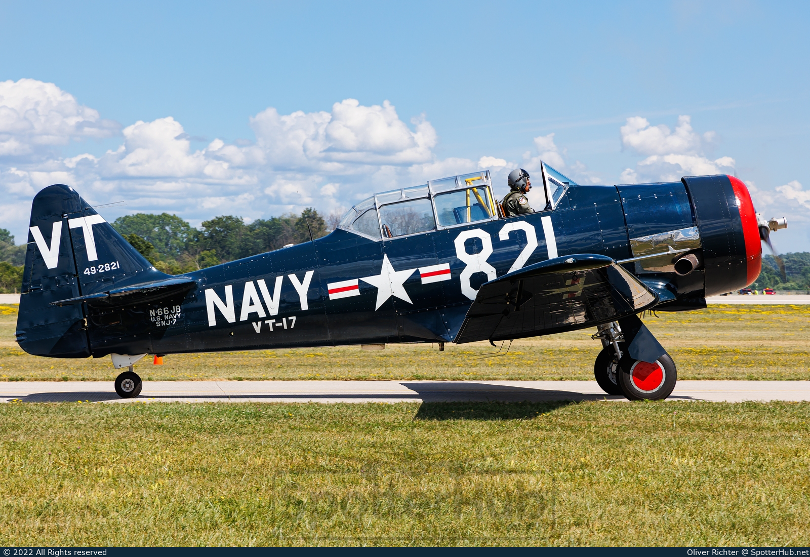 Photo of N66JB - North American T-6G Texan operated by Private