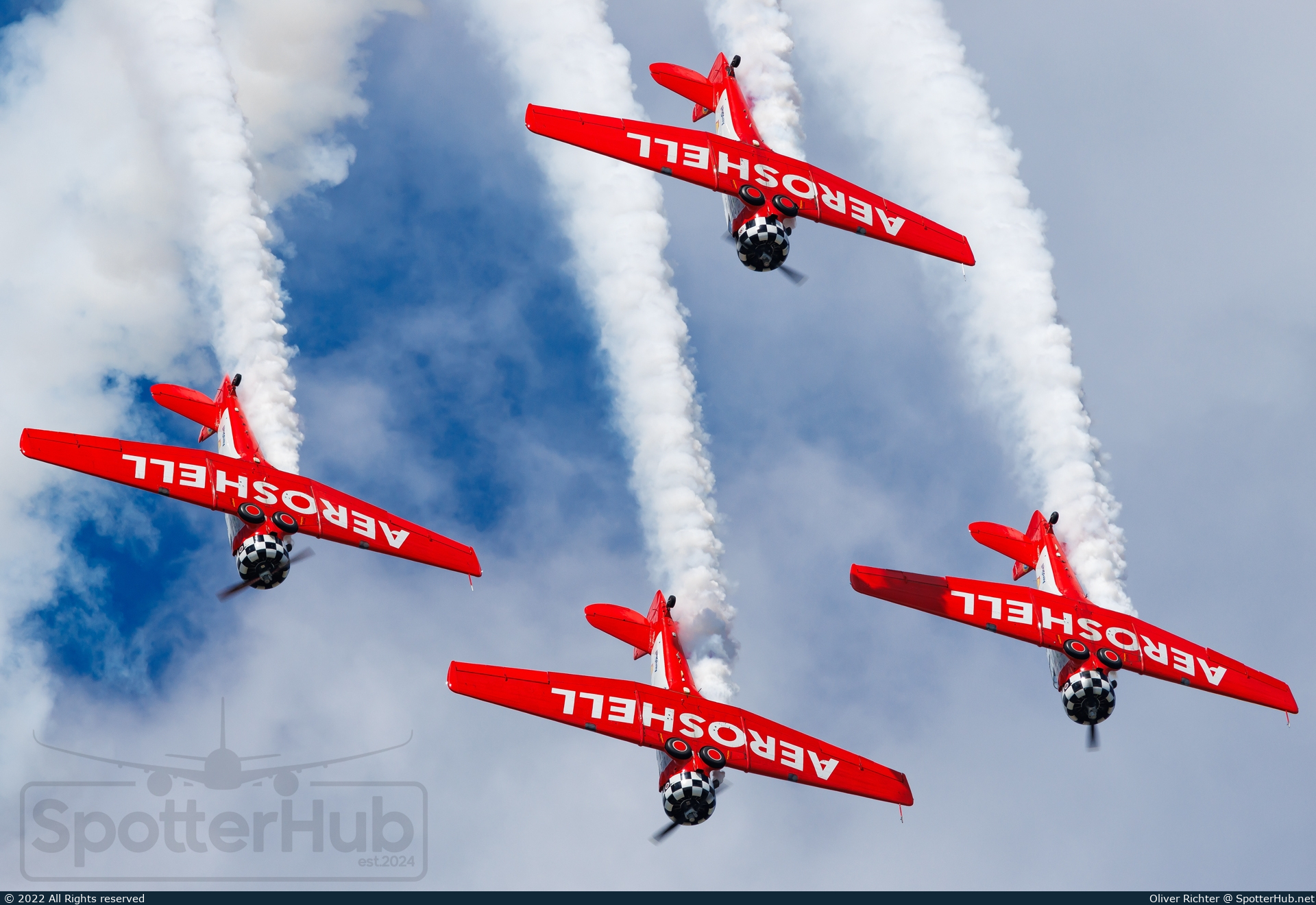 Photo of N791MH - North American T-6G Texan operated by Aeroshell Aerobatic Team