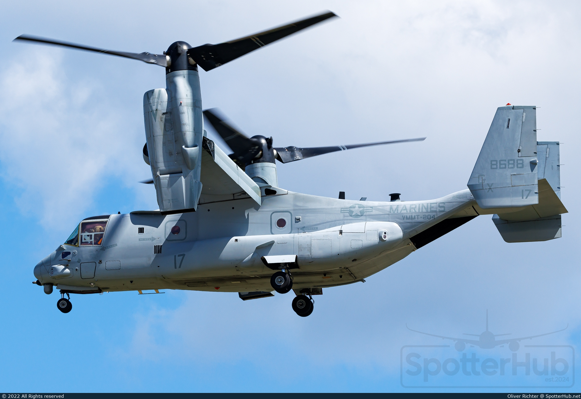 Photo of 168688 - Bell Boeing MV-22B Osprey operated by US Marine Corps