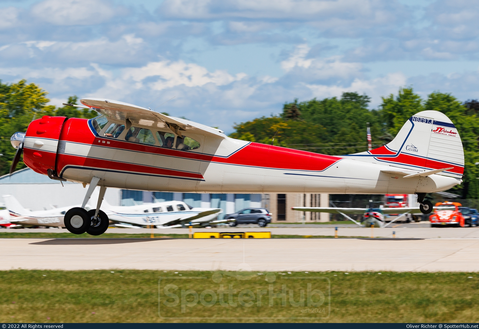 Photo of N829TJ - Cessna 195 operated by JTAirshows