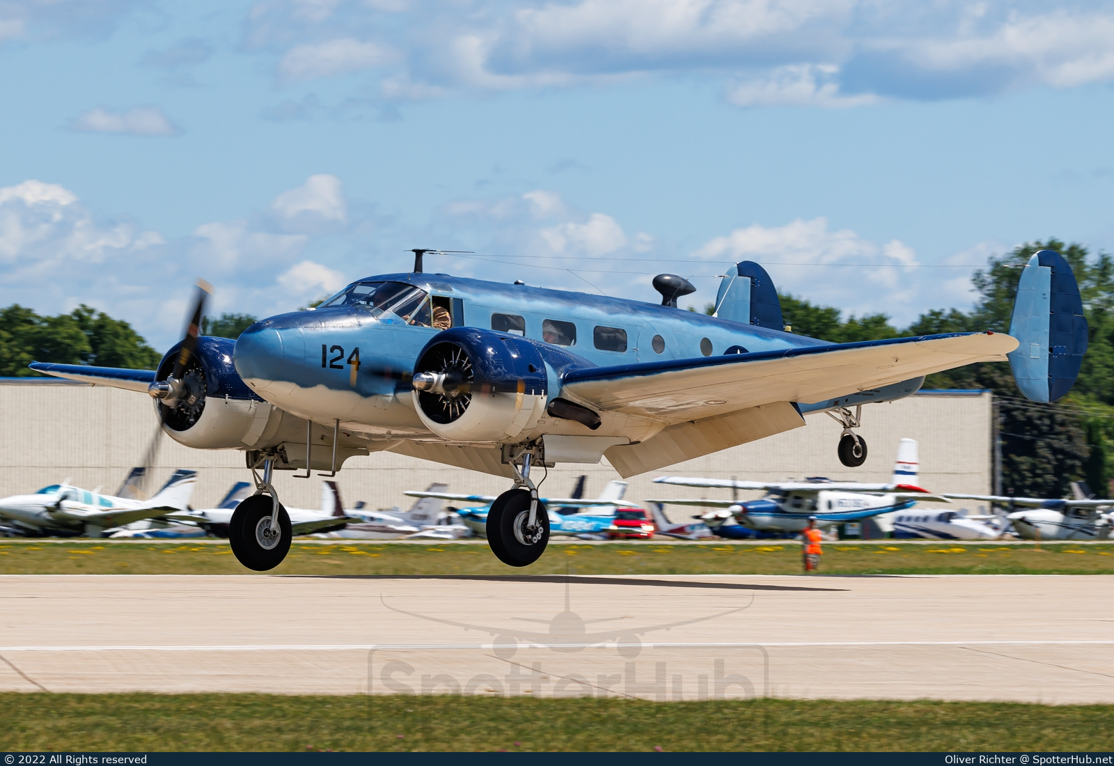 Photo of N4207 - Beechcraft RC-45J Expeditor operated by Commemorative Air Force