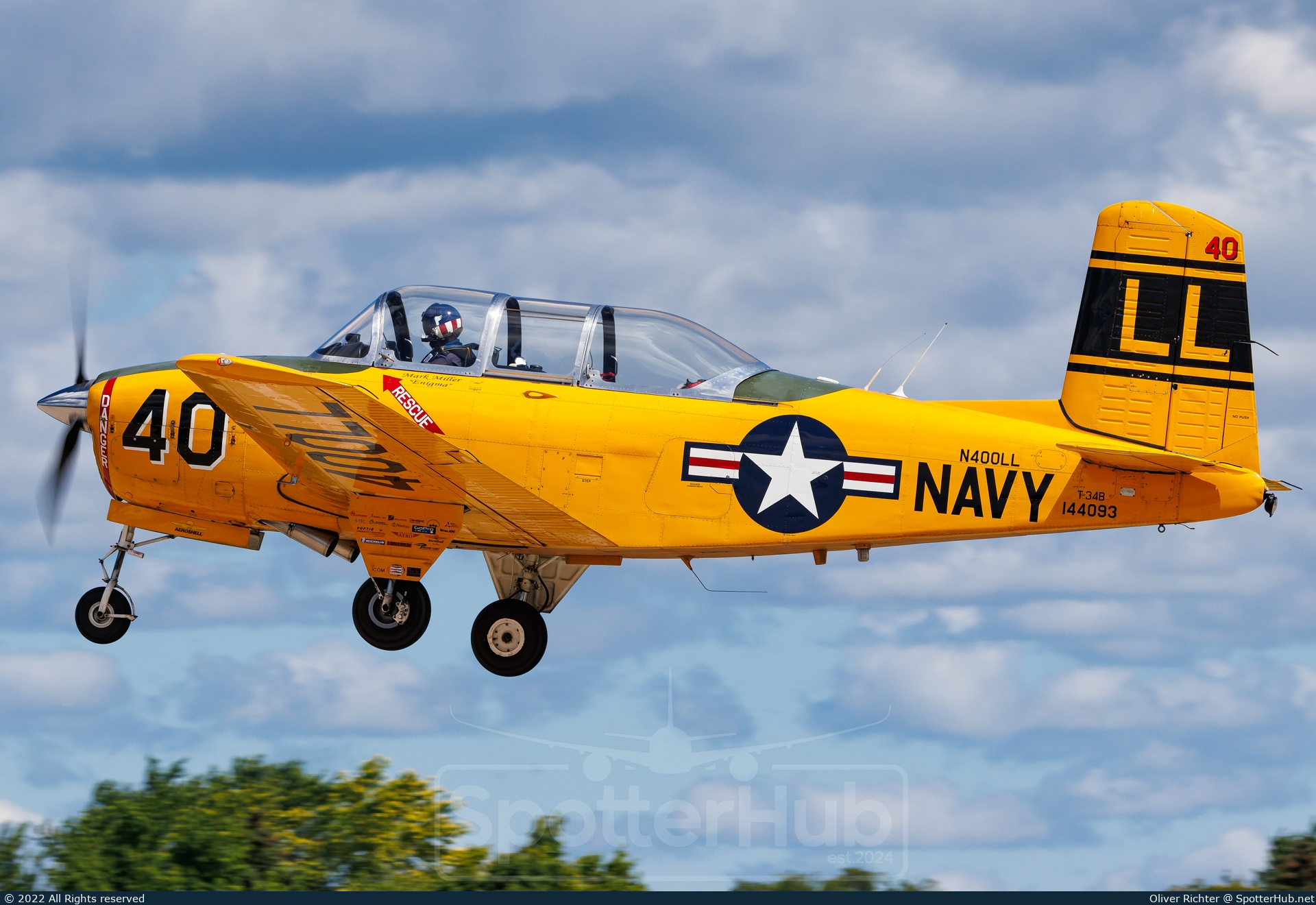 Photo of N400LL - Beechcraft T-34B Mentor operated by Lima Lima Flight Team