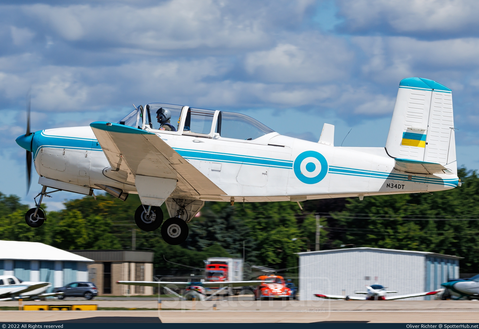 Photo of N34DT - Beechcraft T-34A Mentor operated by Private