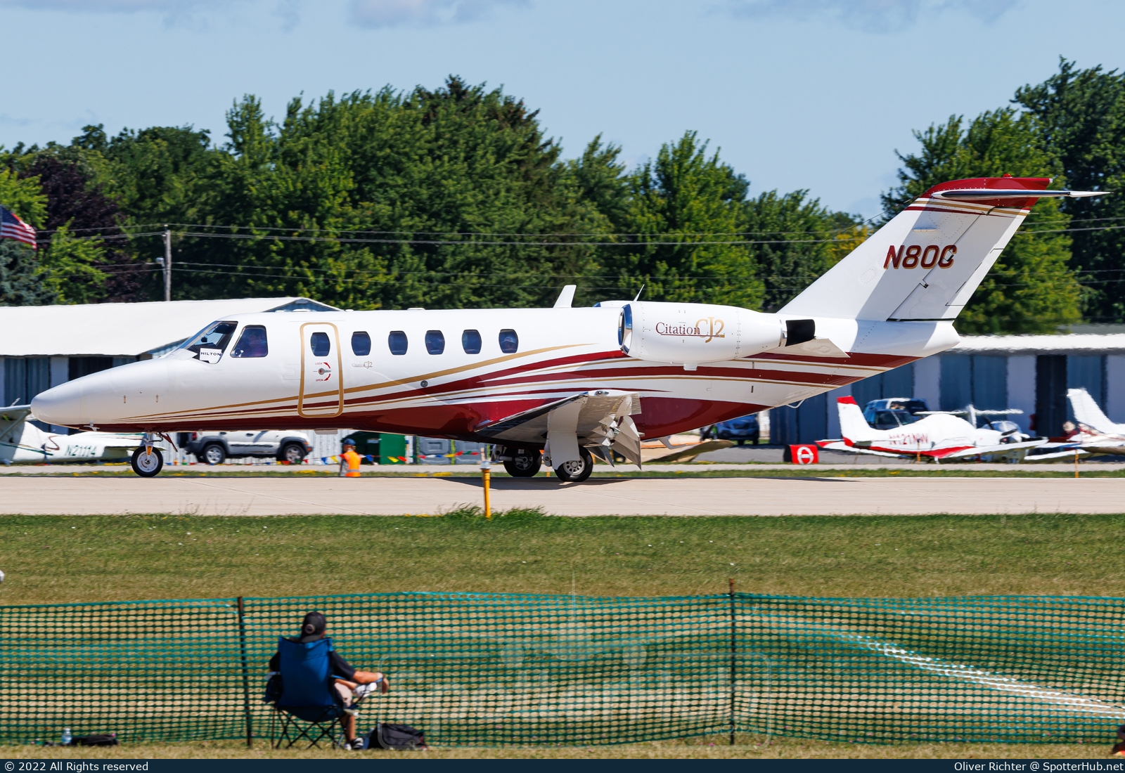 Photo of N80C - Cessna 525A CitationJet CJ2 operated by Private