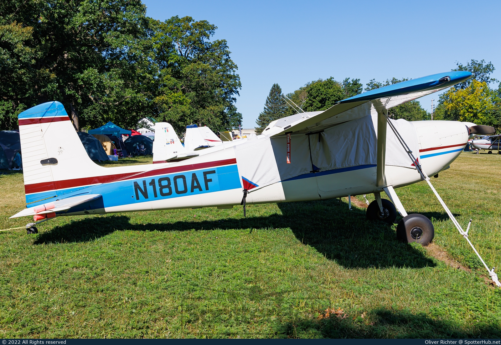 Photo of N180AF - Cessna 180A Skywagon operated by Private