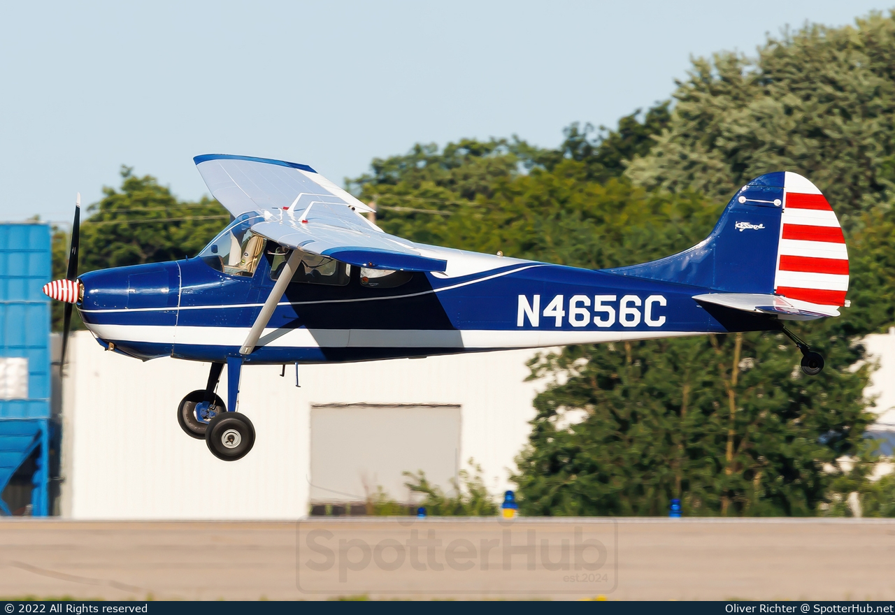 Photo of N4656C - Cessna 170B operated by Private