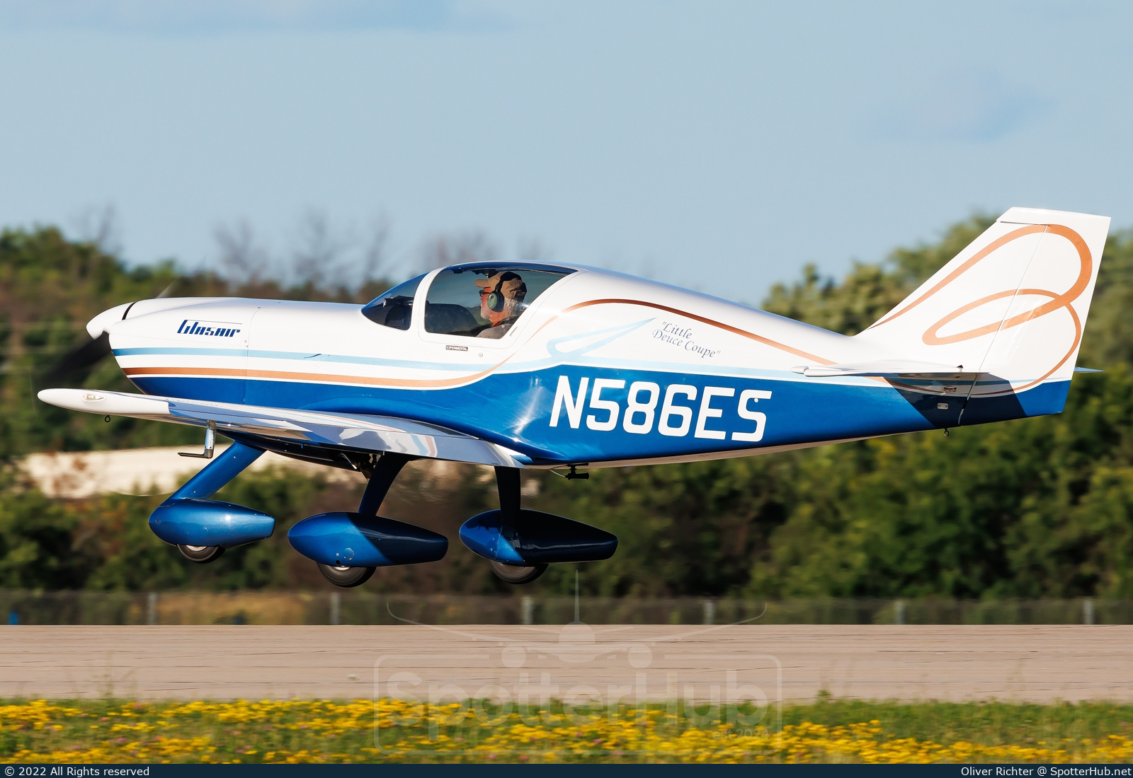 Photo of N586ES - Glasair Aviation Glasair I operated by Private