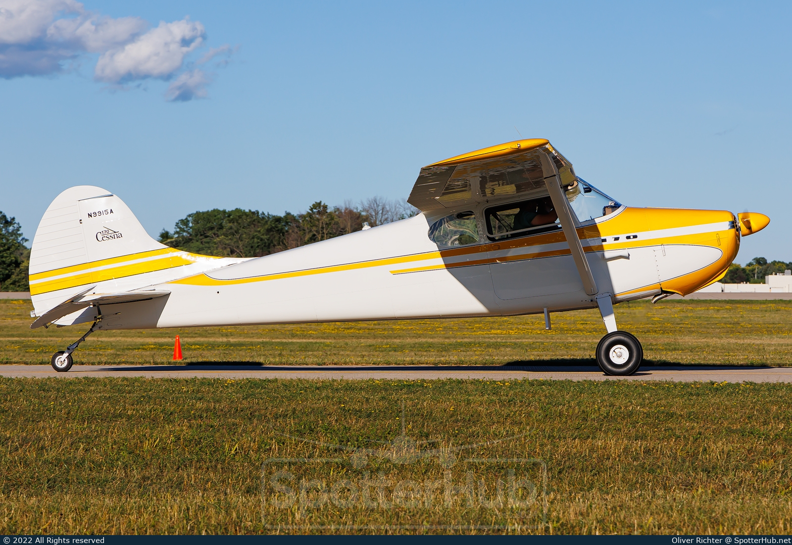 Photo of N9915A - Cessna 170A operated by Private