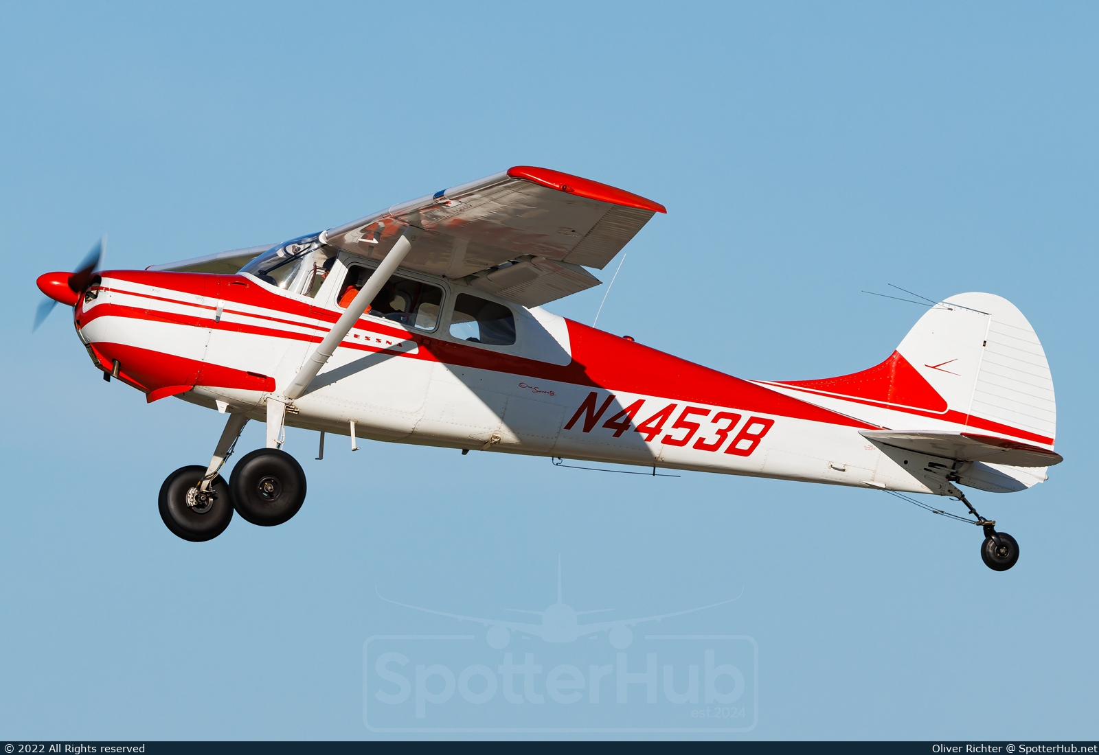 Photo of N4453B - Cessna 170B operated by Private