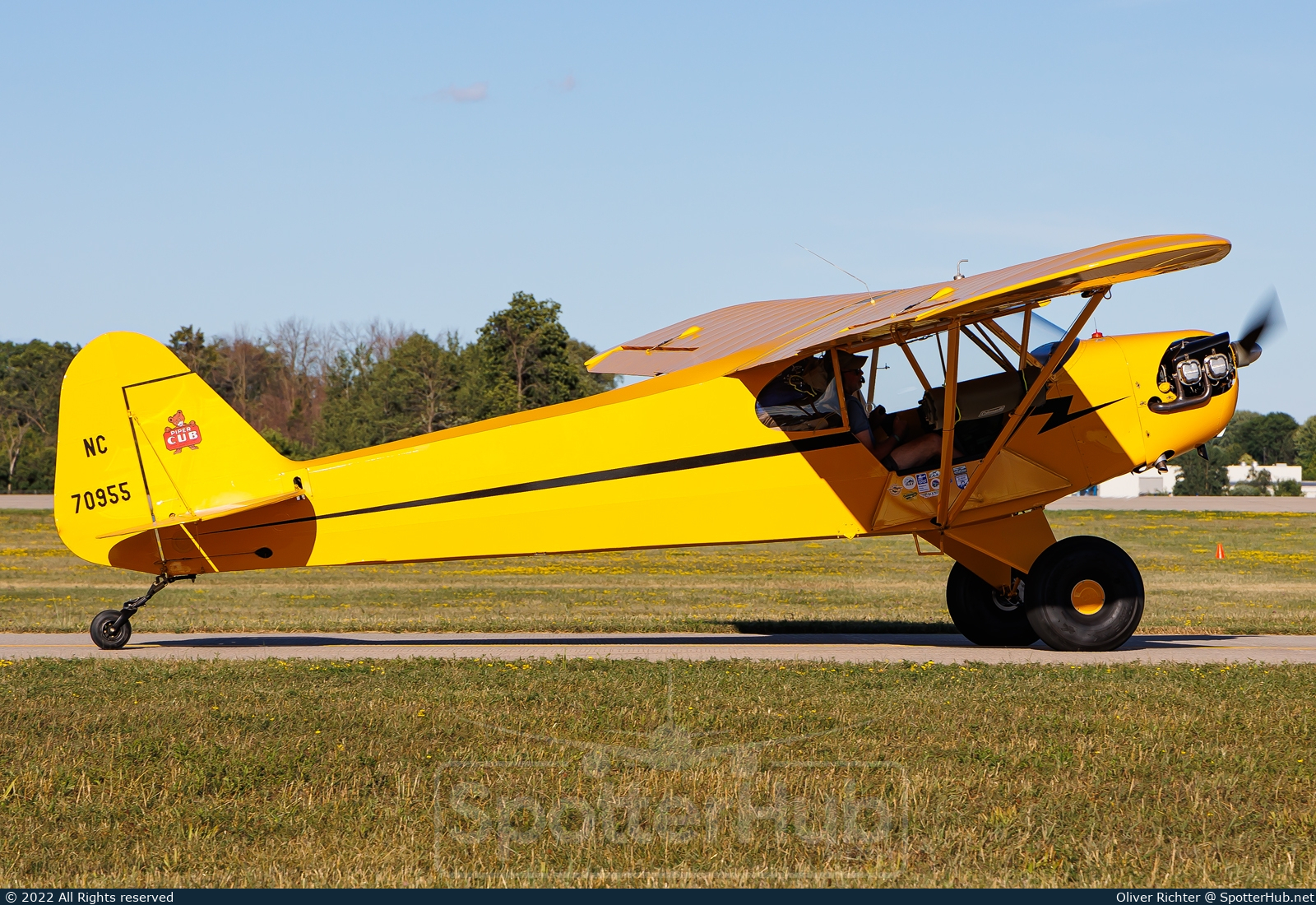 Photo of NC70955 - Piper J-3C-65 Cub operated by Private