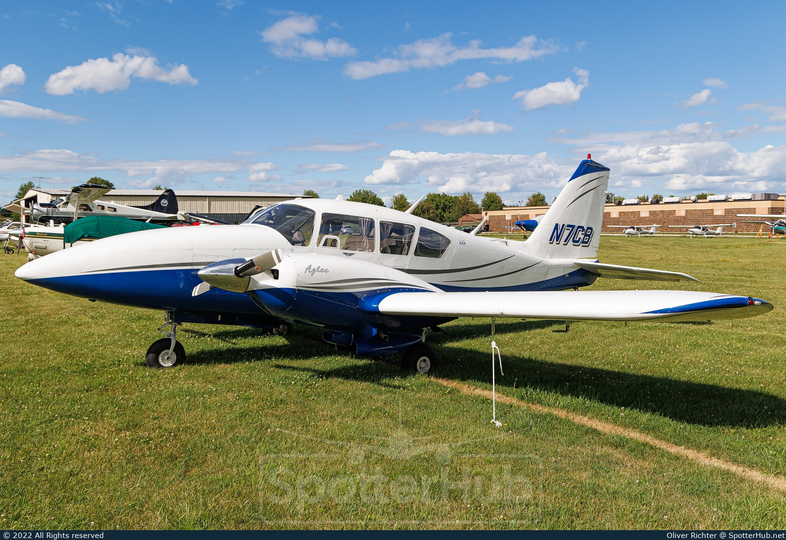 Photo of N7CB - Piper PA-23-250 Aztec E operated by EAA Experimental Aircraft Association