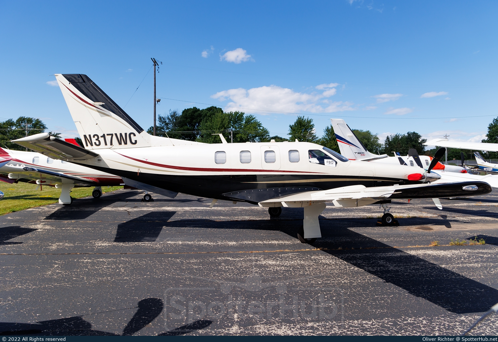 Photo of N317WC - SOCATA TBM 700 operated by Private