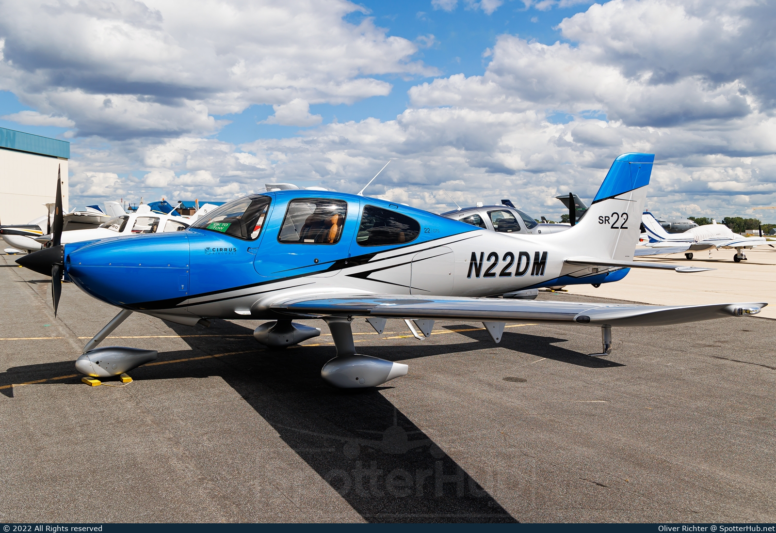 Photo of N22DM - Cirrus SR22 G3 GTS operated by Private