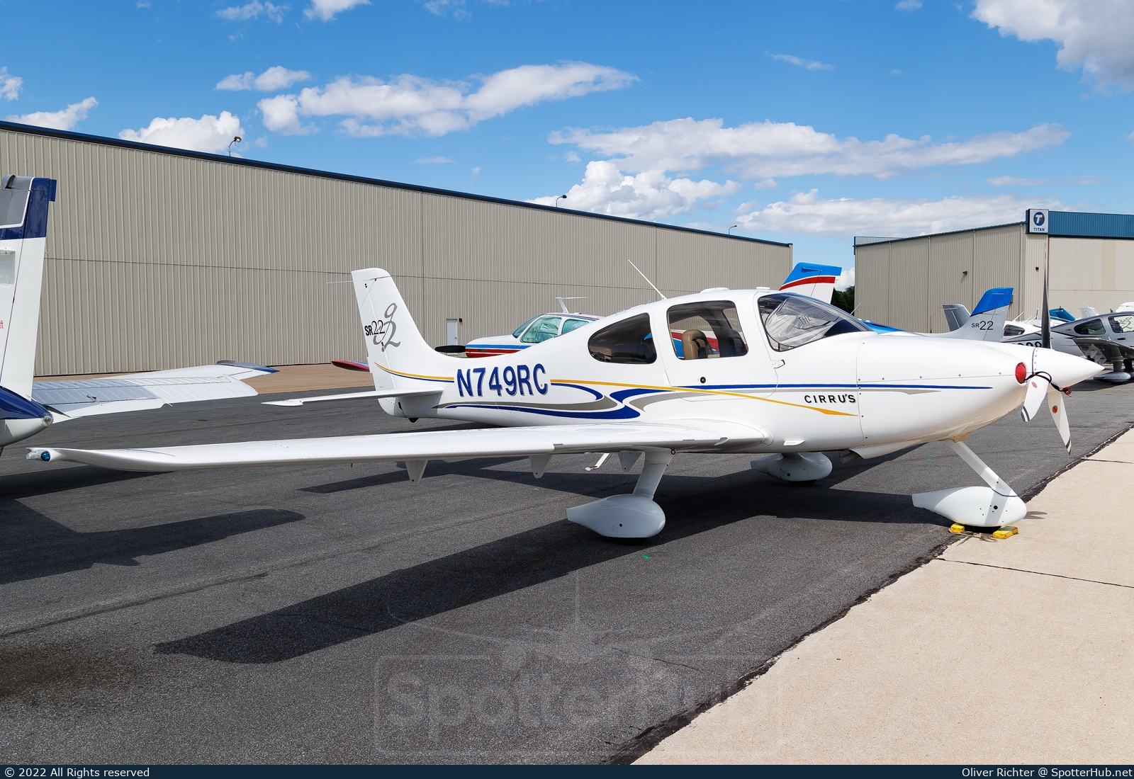 Photo of N749RC - Cirrus SR22 G2 operated by Private