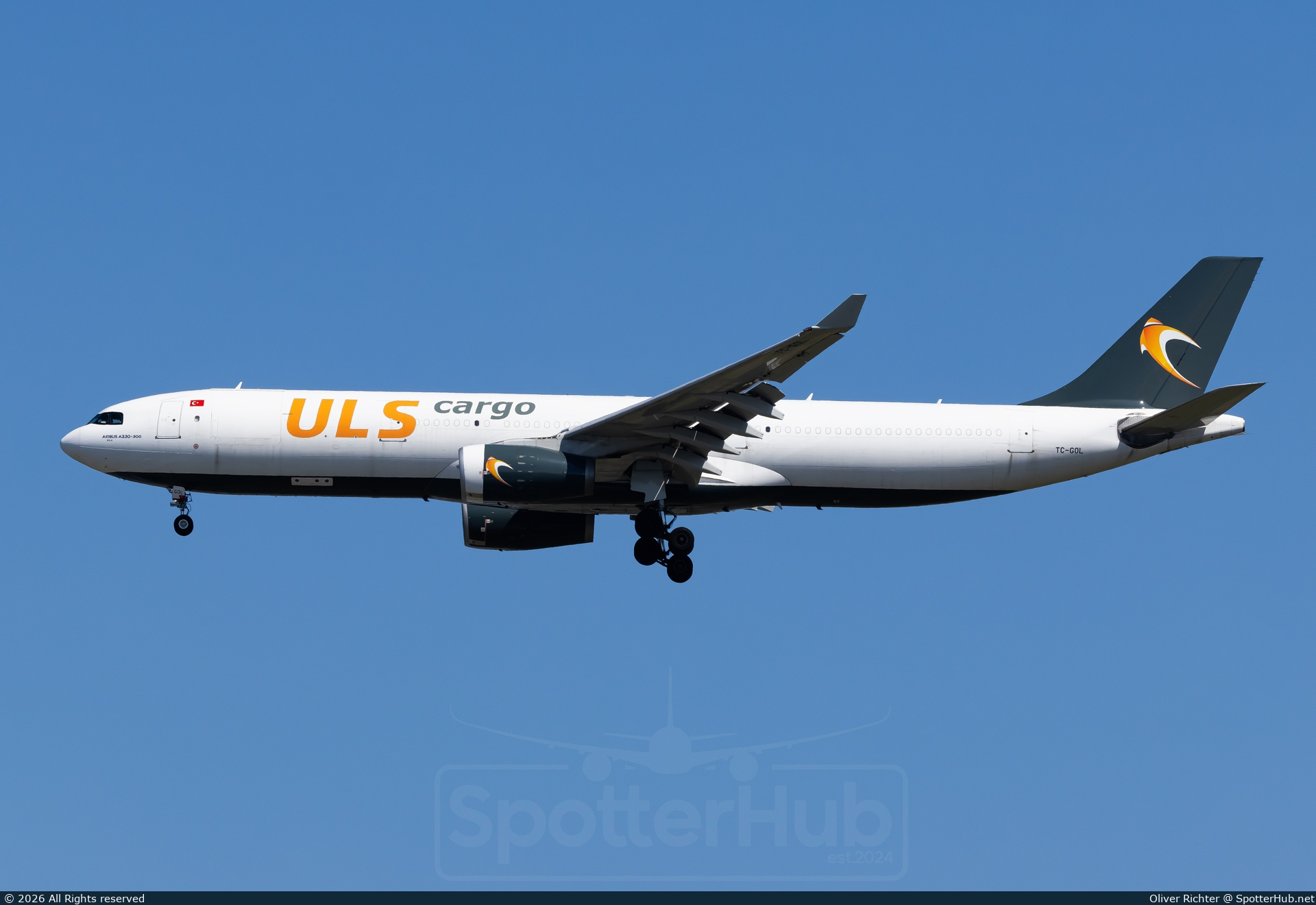Photo of TC-GOL - Airbus A330-343(P2F) operated by ULS Airlines Cargo