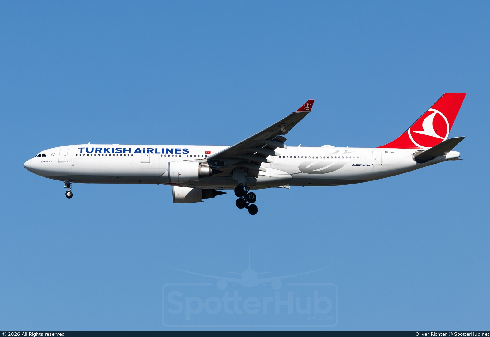 Photo of TC-JOA - Airbus A330-303 operated by Turkish Airlines