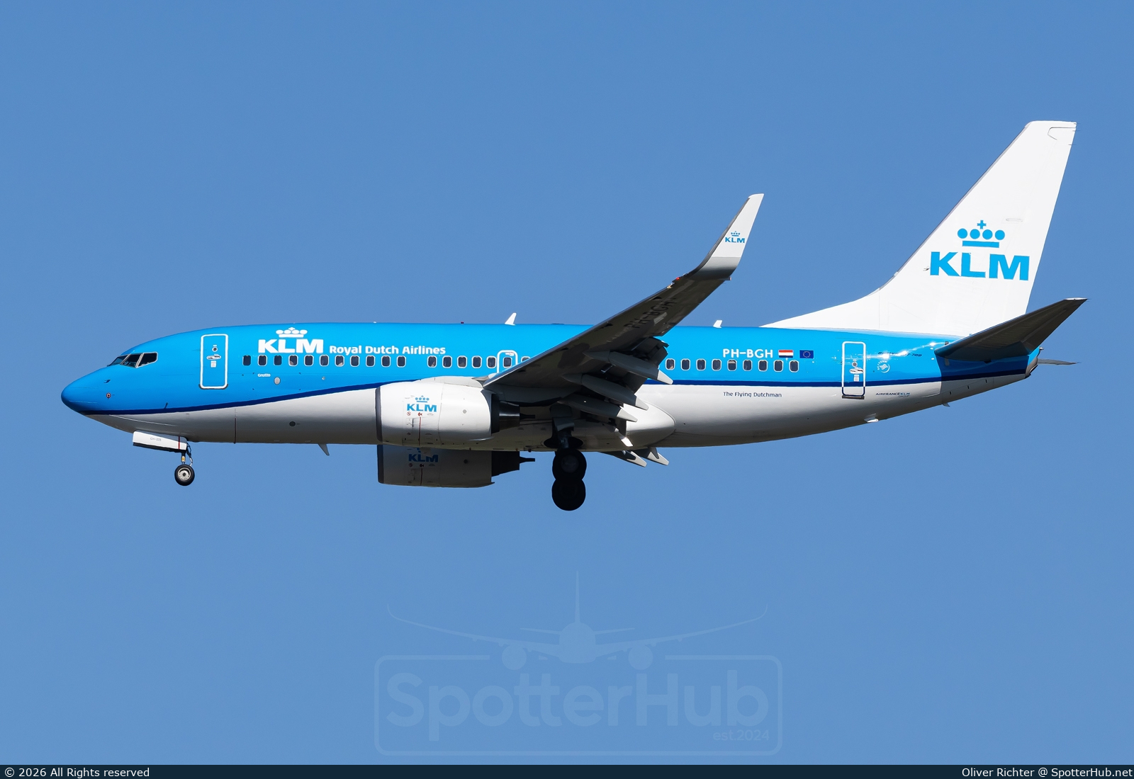 Photo of PH-BGH - Boeing 737-7K2 operated by KLM Royal Dutch Airlines