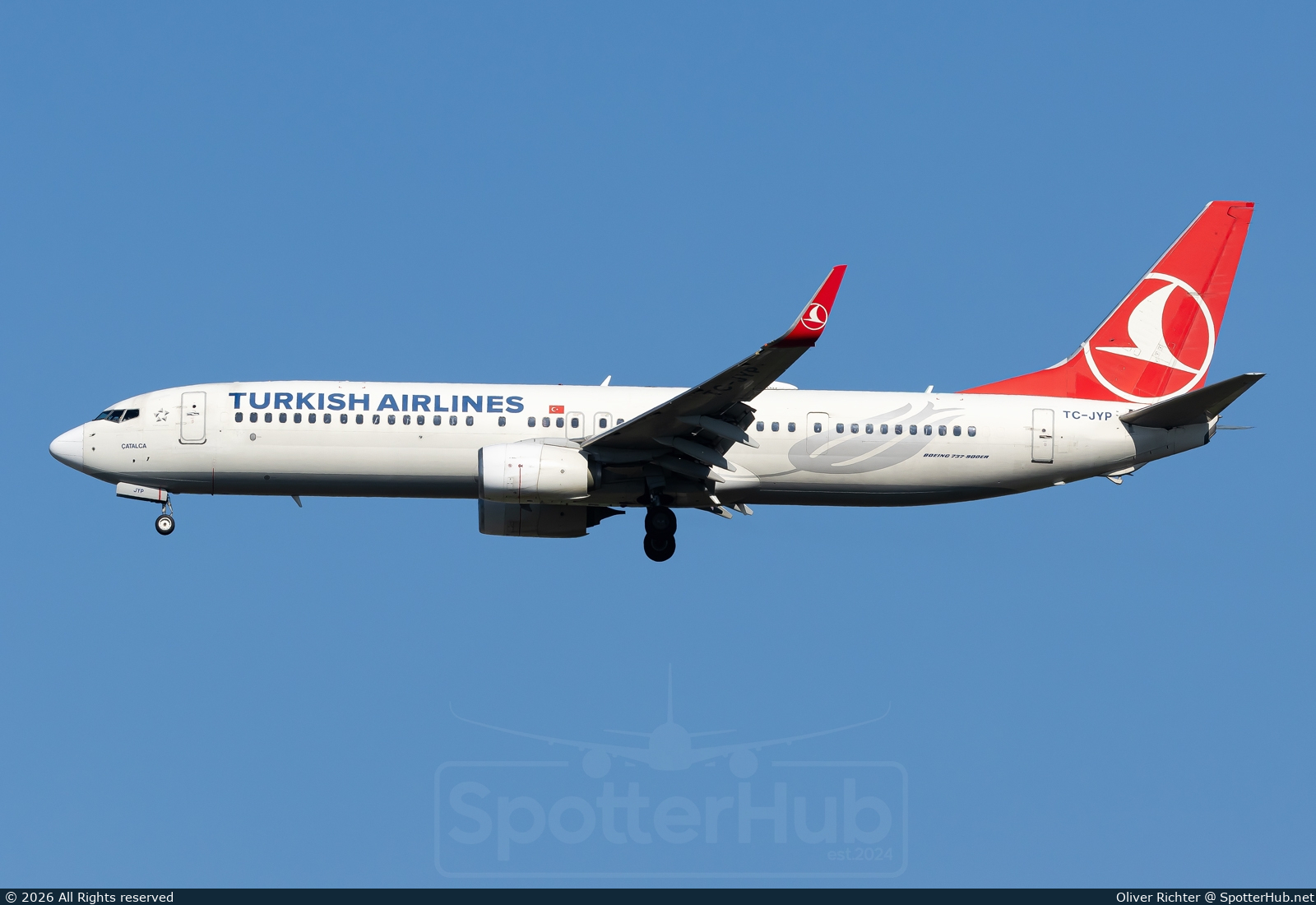 Photo of TC-JYP - Boeing 737-9F2(ER) operated by Turkish Airlines