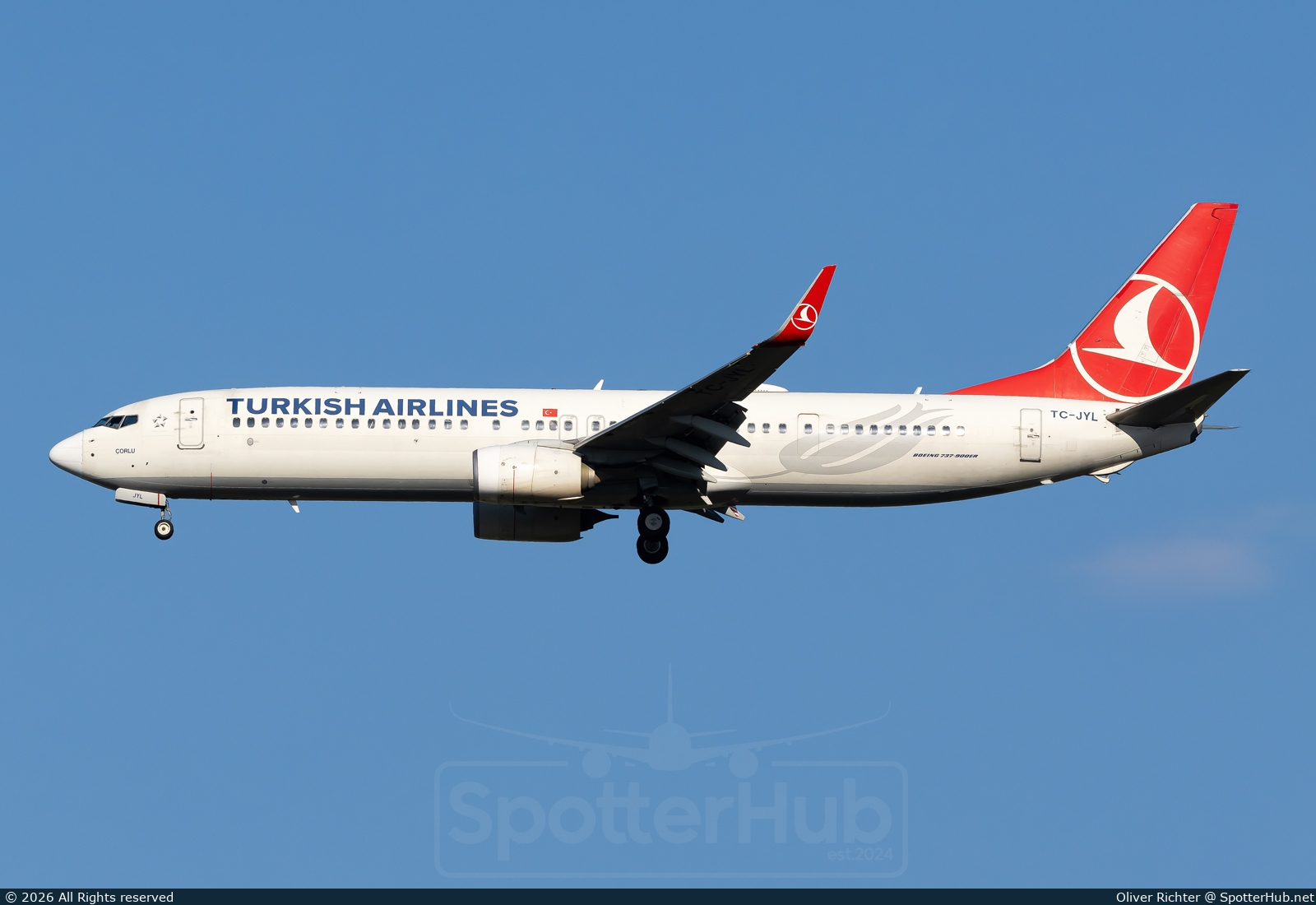 Photo of TC-JYL - Boeing 737-9F2(ER) operated by Turkish Airlines
