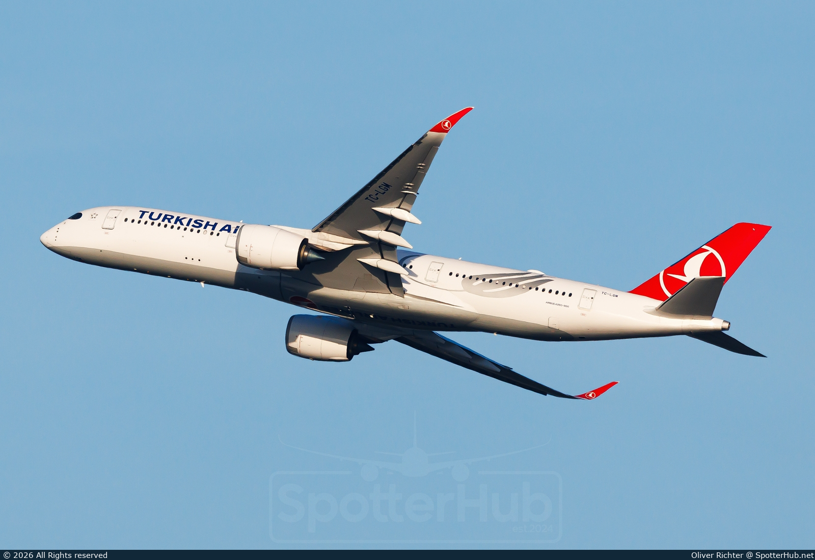 Photo of TC-LGM - Airbus A350-941 operated by Turkish Airlines