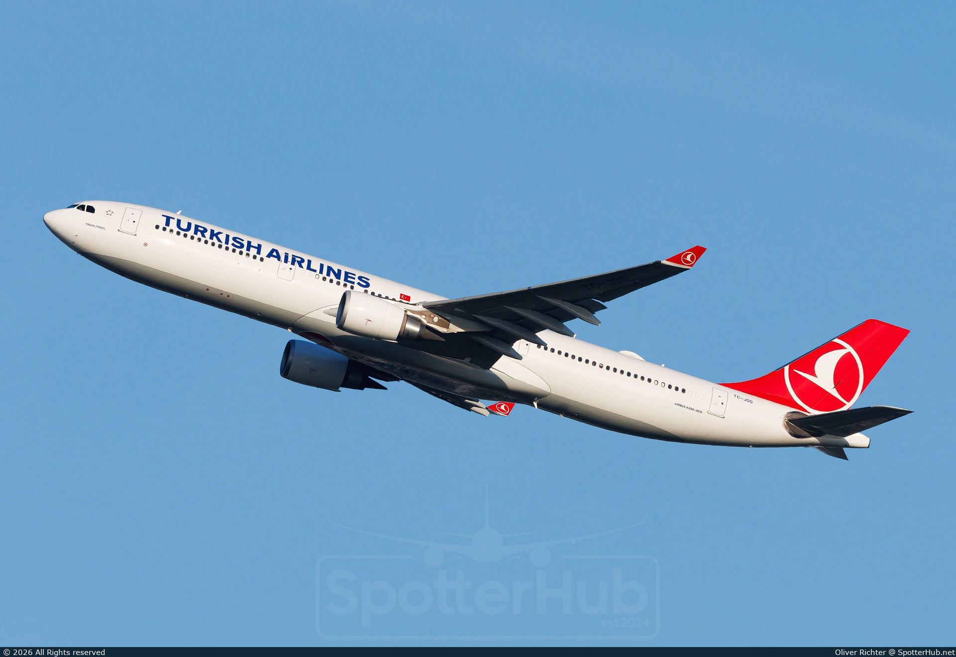 Photo of TC-JOG - Airbus A330-303 operated by Turkish Airlines