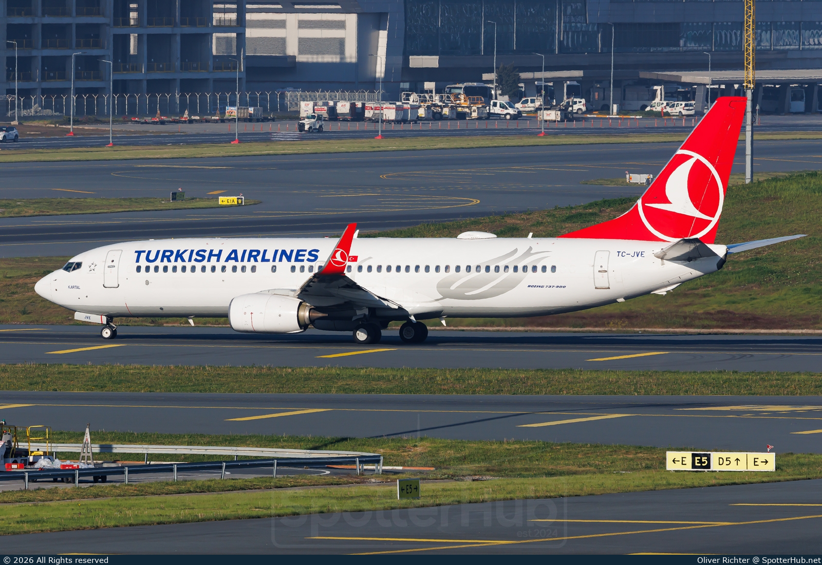 Photo of TC-JVE - Boeing 737-8F2 operated by Turkish Airlines