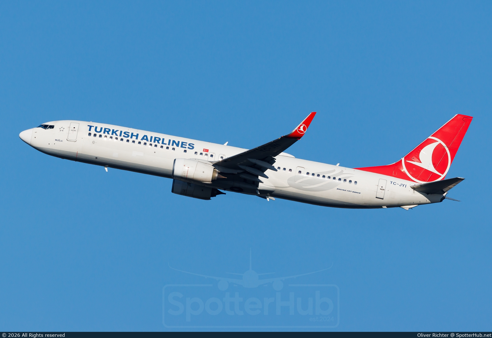 Photo of TC-JYI - Boeing 737-9F2(ER) operated by Turkish Airlines