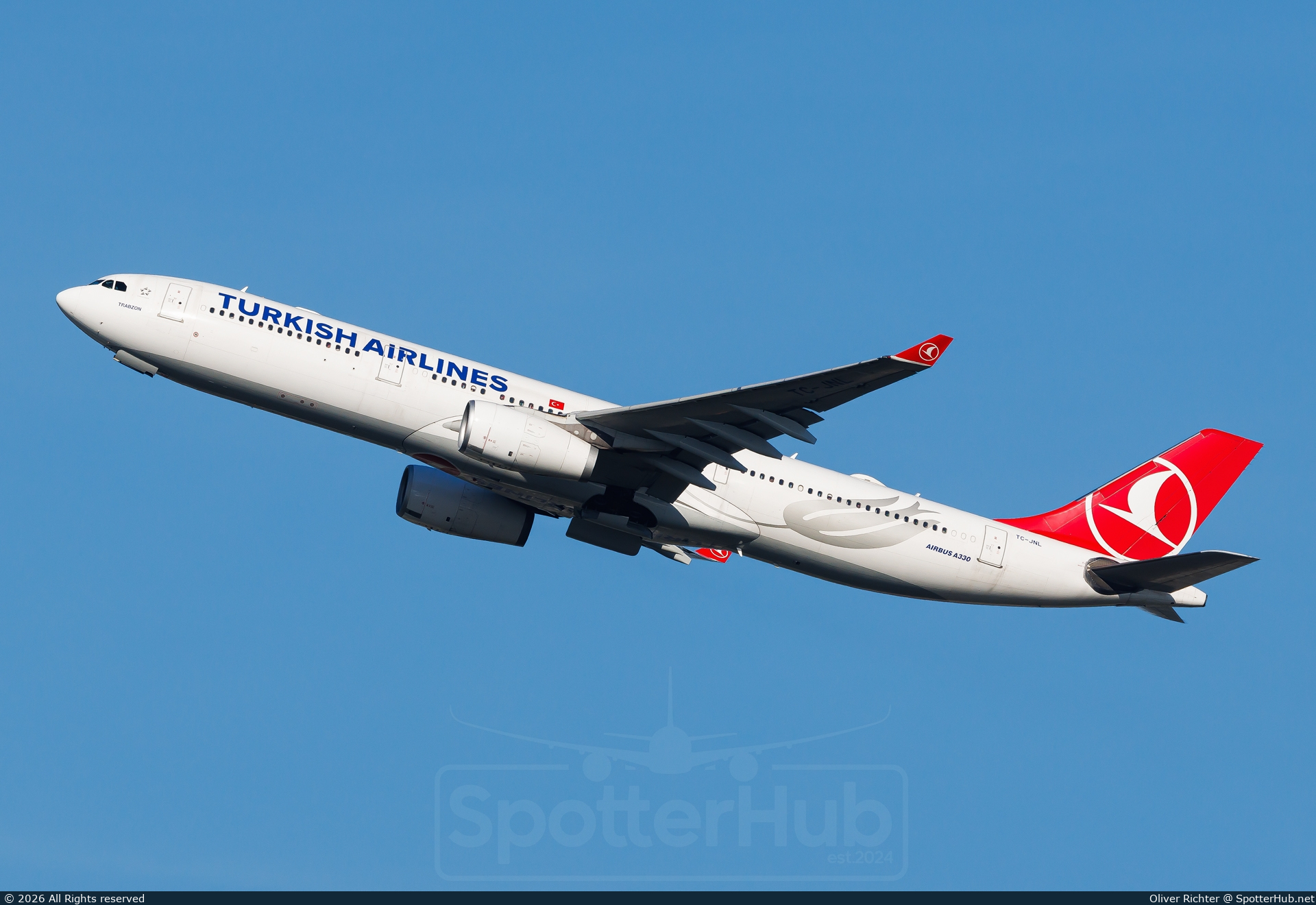 Photo of TC-JNL - Airbus A330-343 operated by Turkish Airlines