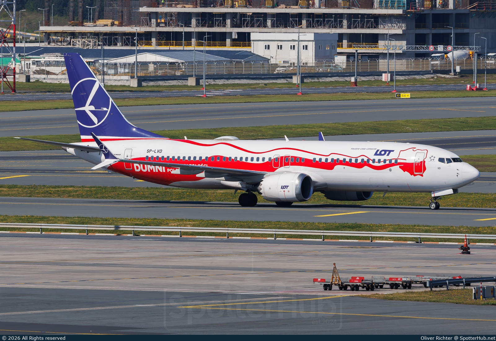 Photo of SP-LVD - Boeing 737 MAX 8 operated by LOT Polish Airlines
