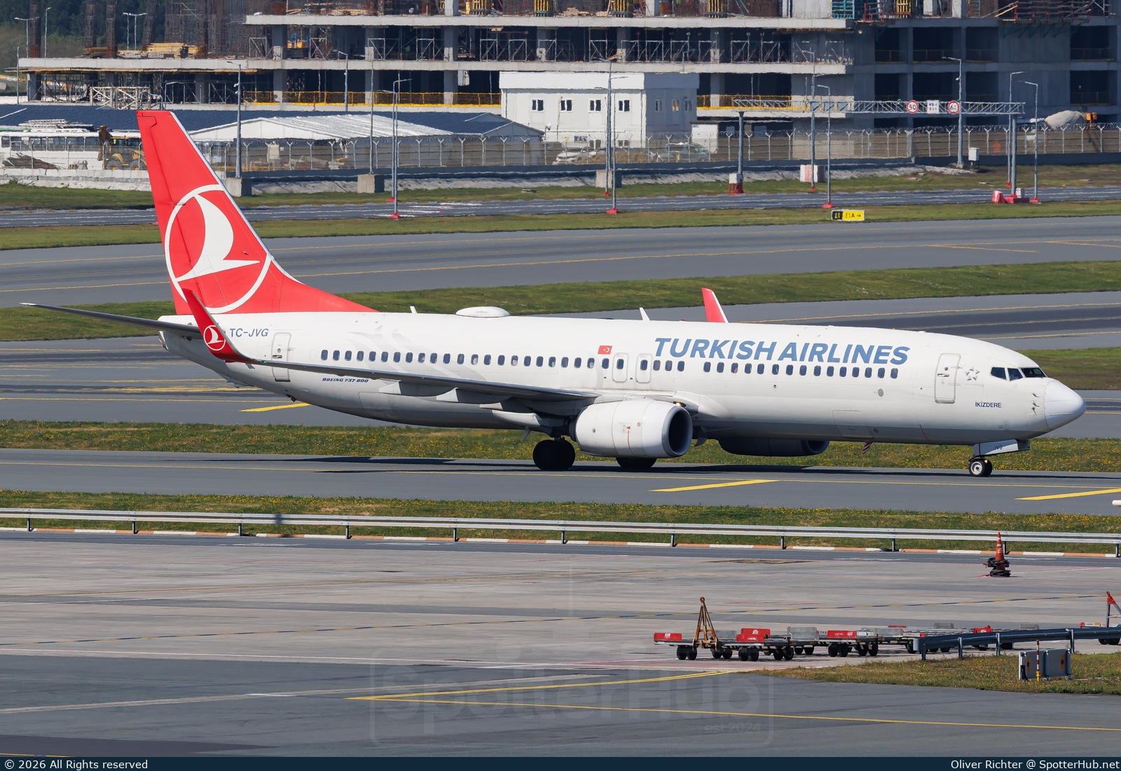 Photo of TC-JVG - Boeing 737-8F2 operated by Turkish Airlines