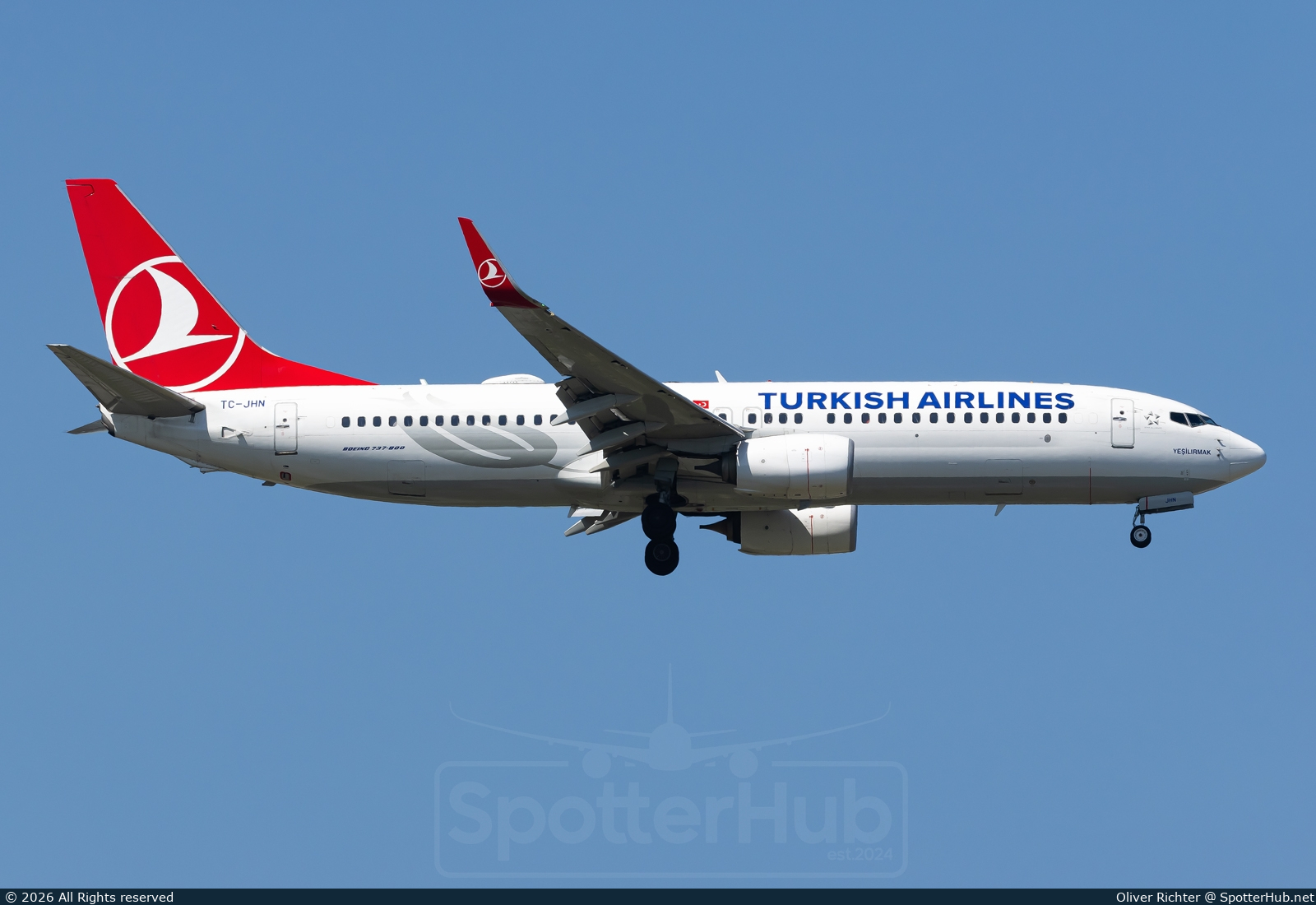 Photo of TC-JHN - Boeing 737-8F2 operated by Turkish Airlines