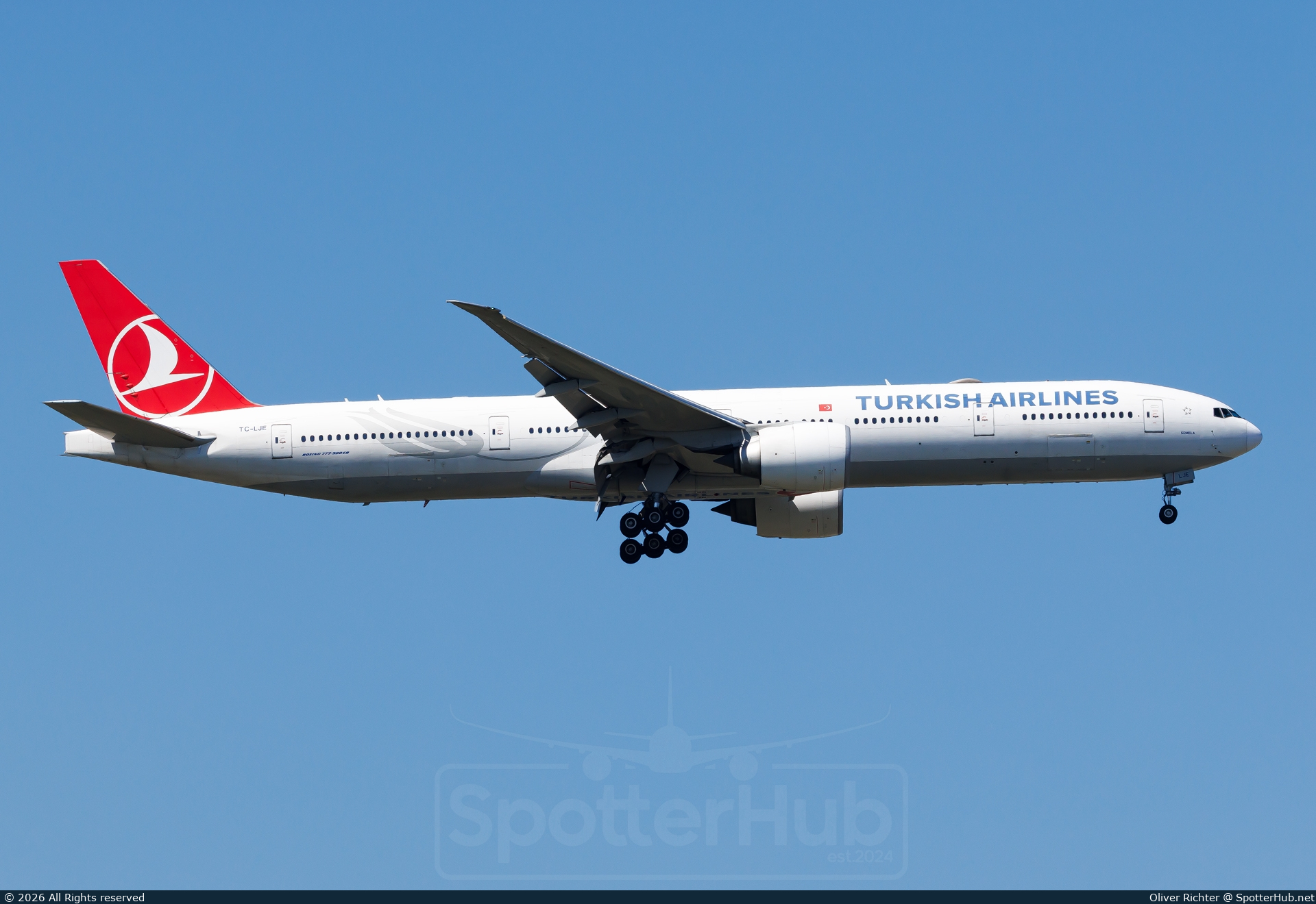 Photo of TC-LJE - Boeing 777-3F2(ER) operated by Turkish Airlines