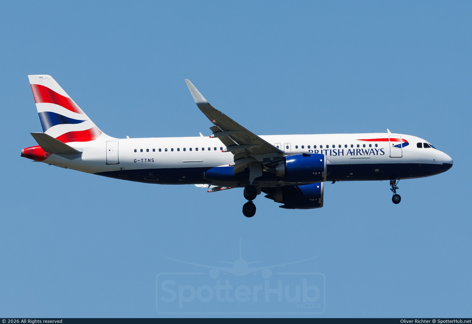 Photo of G-TTNS - Airbus A320-251N operated by British Airways