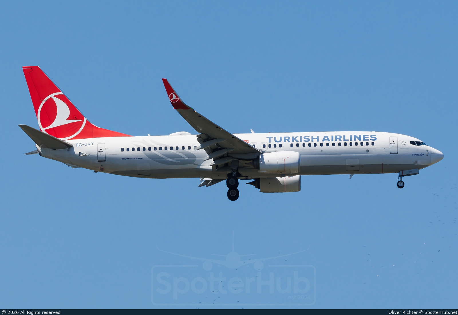 Photo of TC-JVT - Boeing 737-8F2 operated by Turkish Airlines