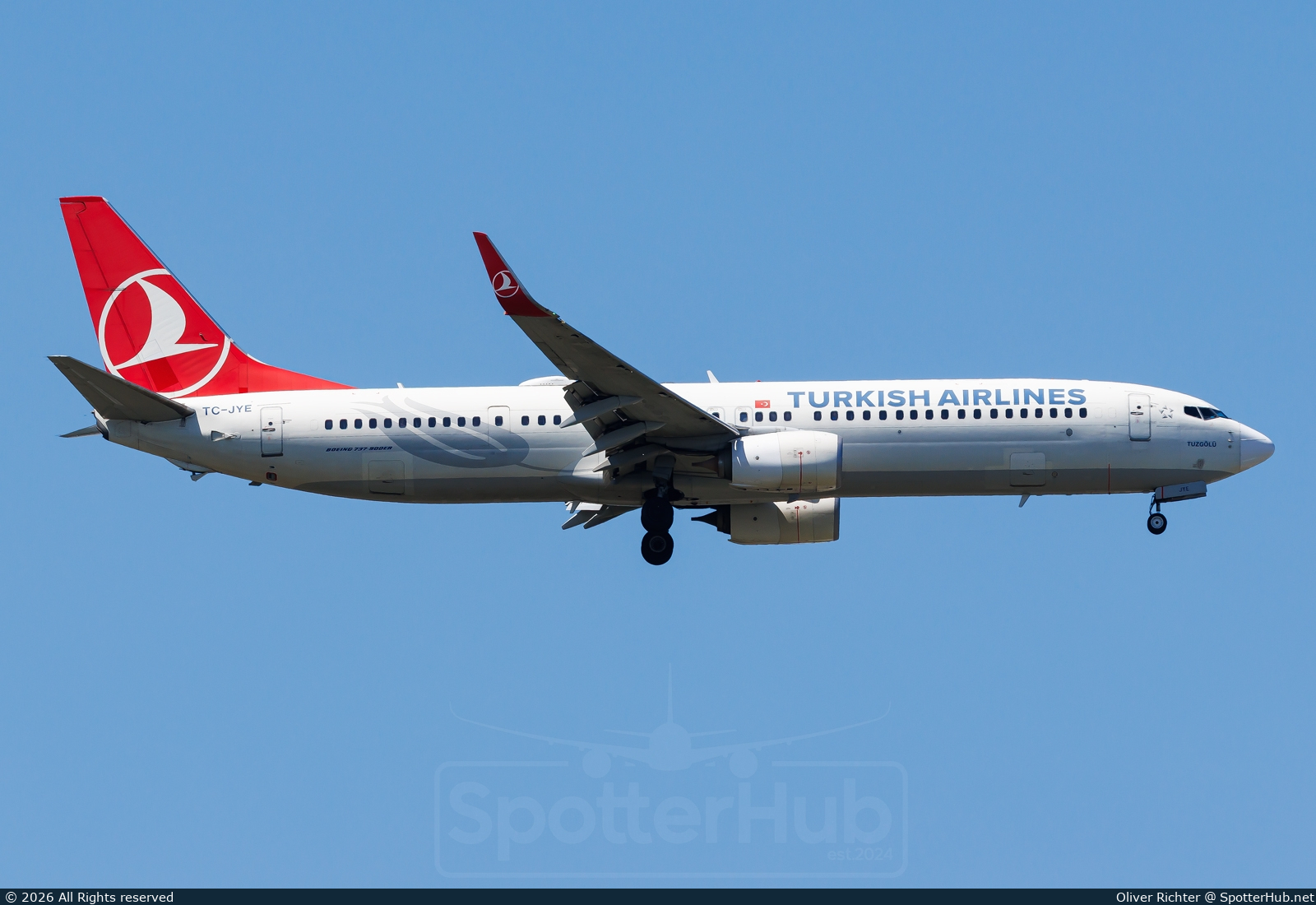 Photo of TC-JYE - Boeing 737-9F2(ER) operated by Turkish Airlines
