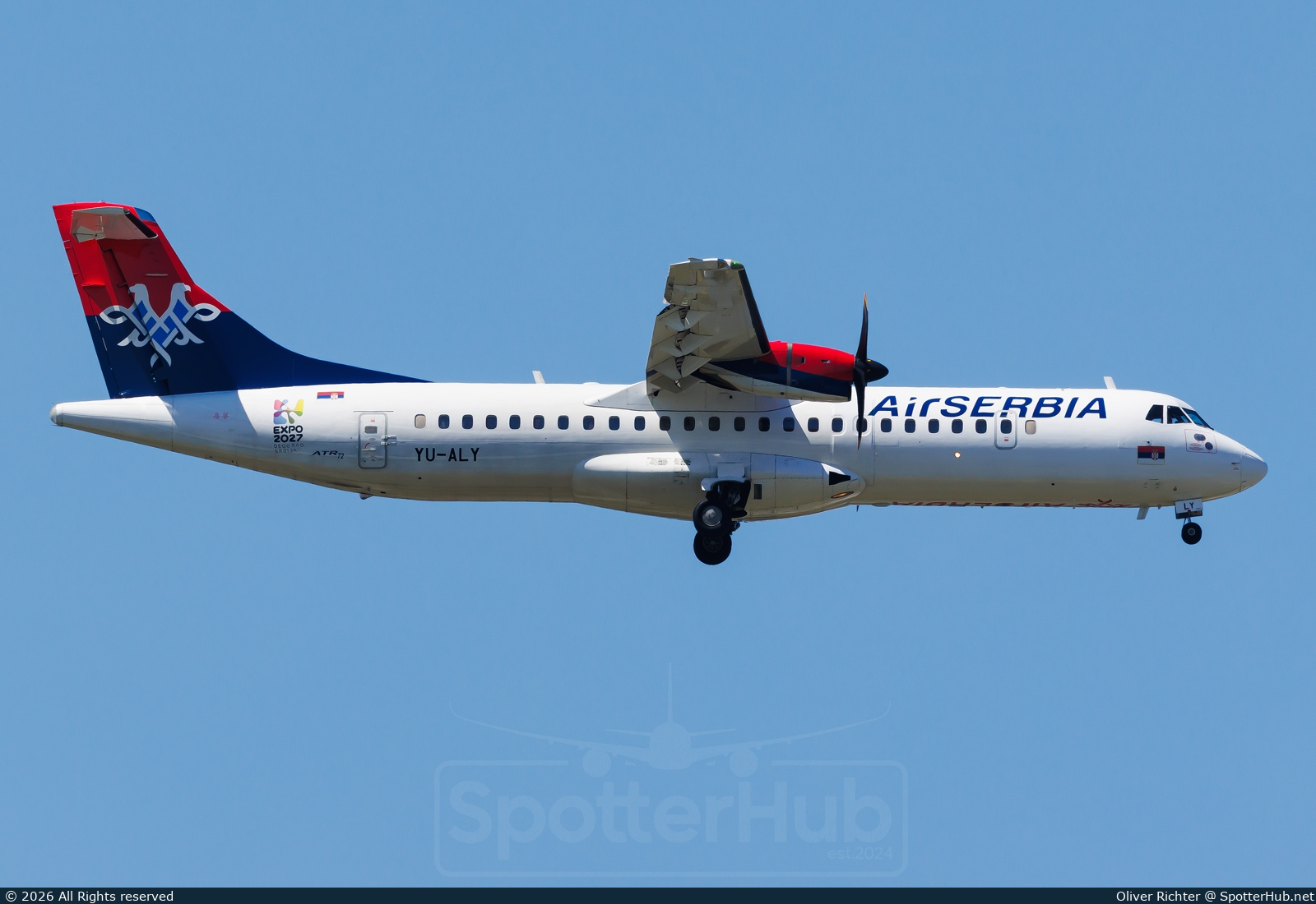 Photo of YU-ALY - ATR 72-600 operated by Air Serbia