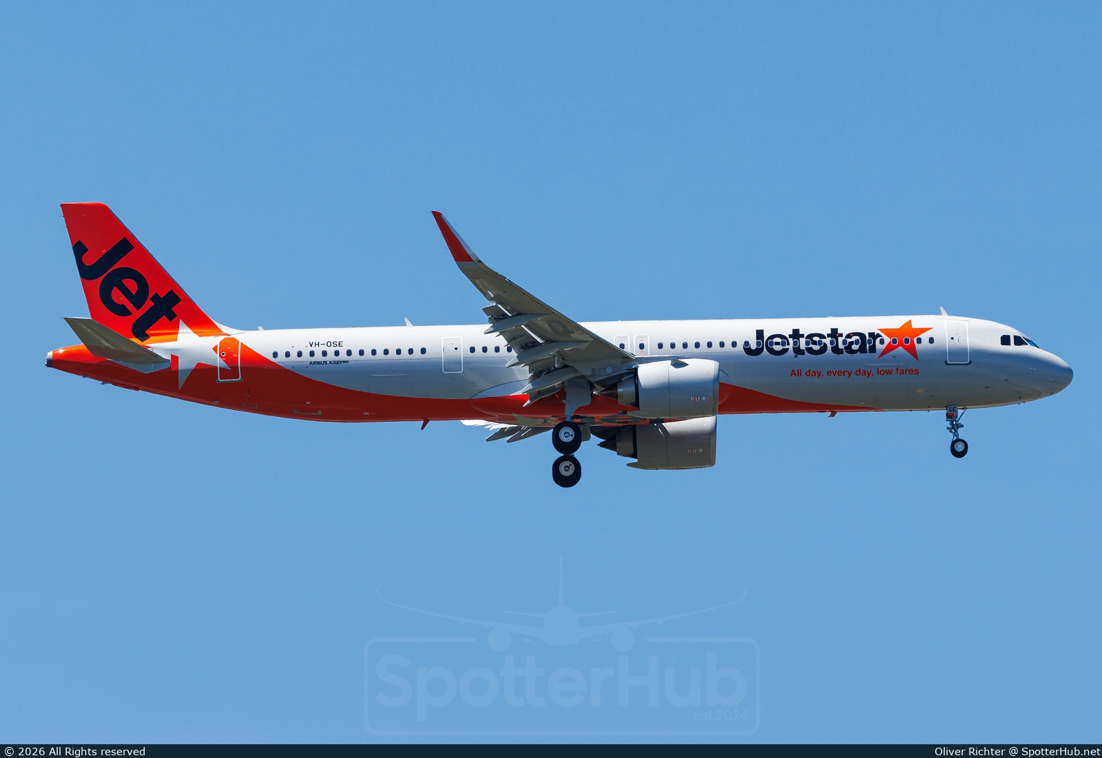 Photo of VH-OSE - Airbus A321-251NX operated by Jetstar Airways