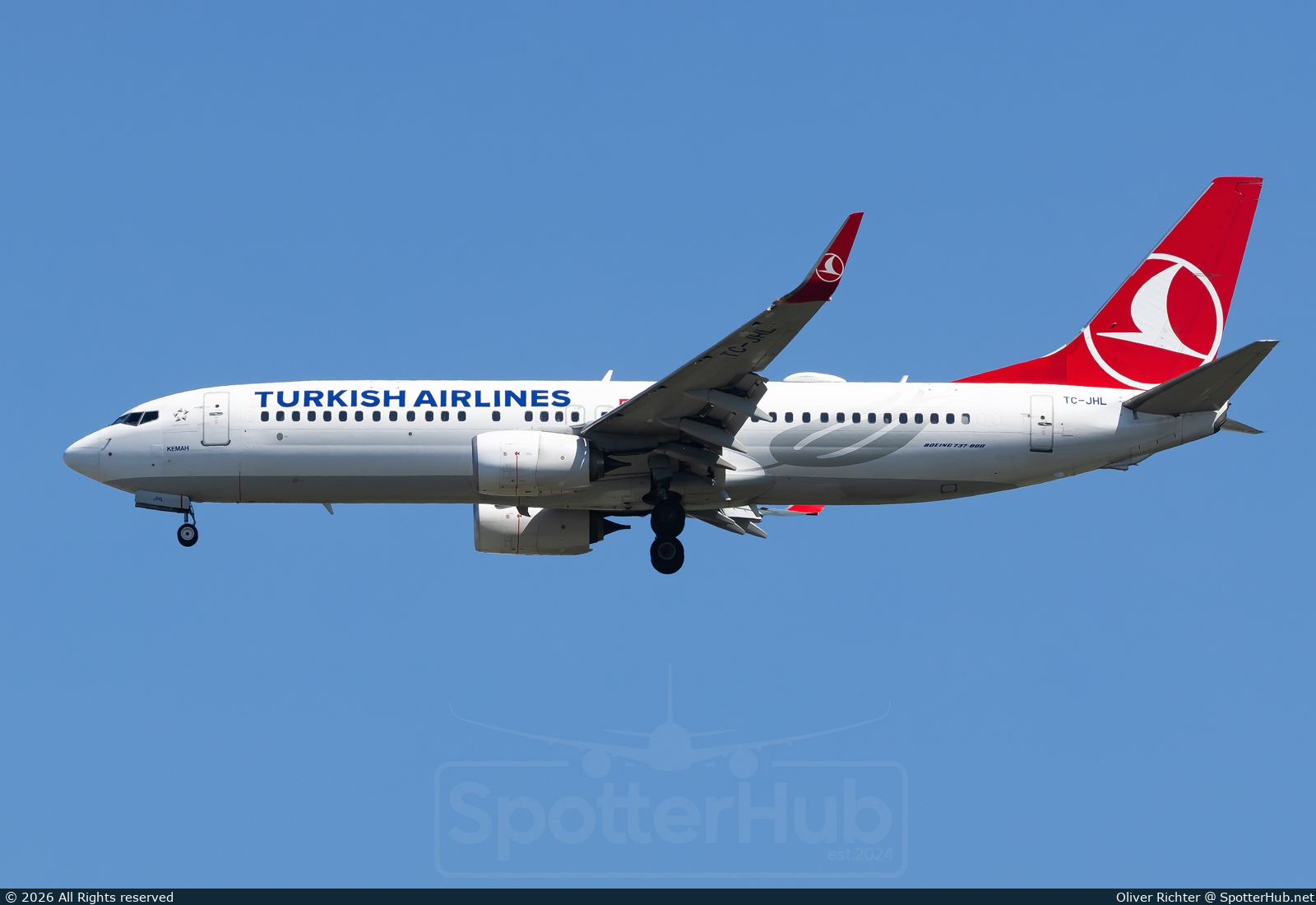 Photo of TC-JHL - Boeing 737-8F2 operated by Turkish Airlines