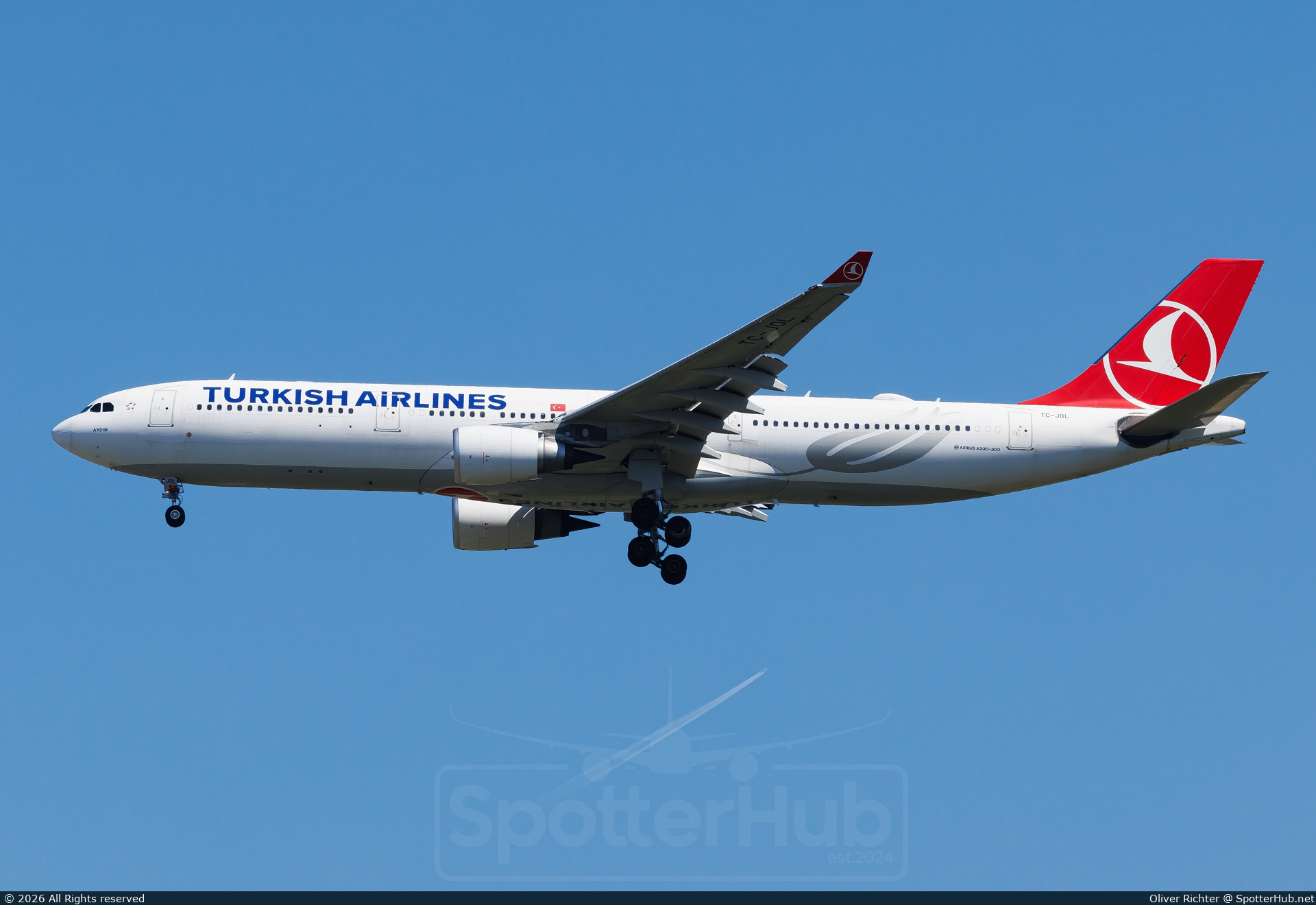 Photo of TC-JOL - Airbus A330-303 operated by Turkish Airlines