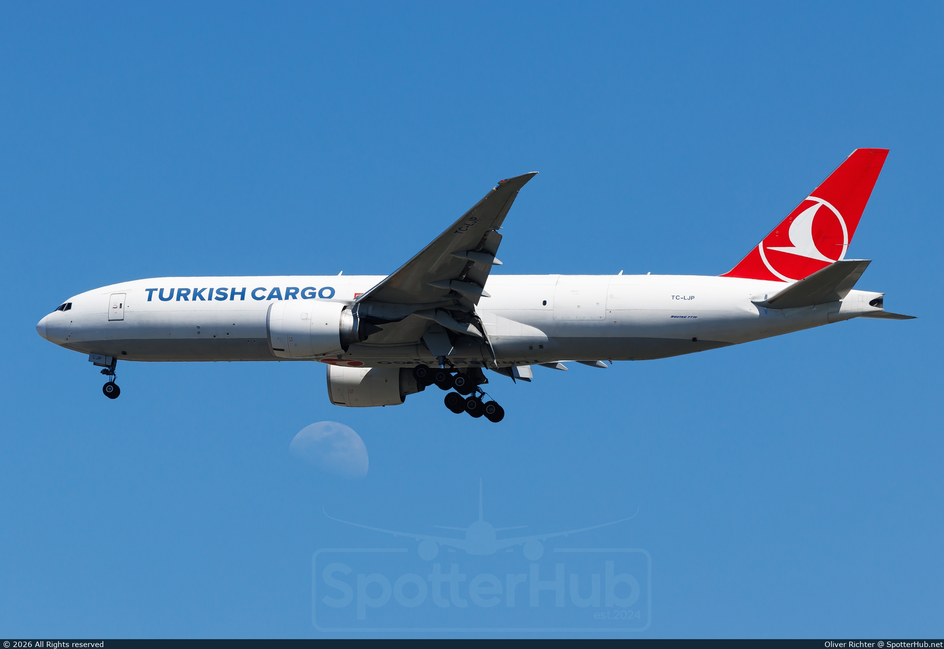 Photo of TC-LJP - Boeing 777-F operated by Turkish Airlines Cargo