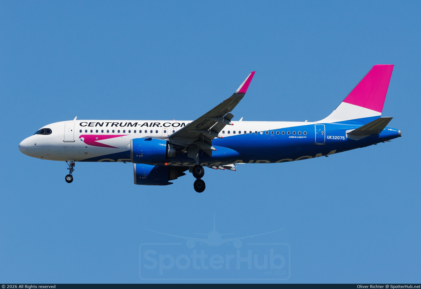Photo of UK32075 - Airbus A320-251N operated by Centrum Air