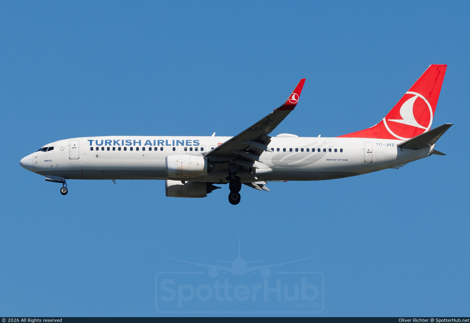 Photo of TC-JHT - Boeing 737-8F2 operated by Turkish Airlines