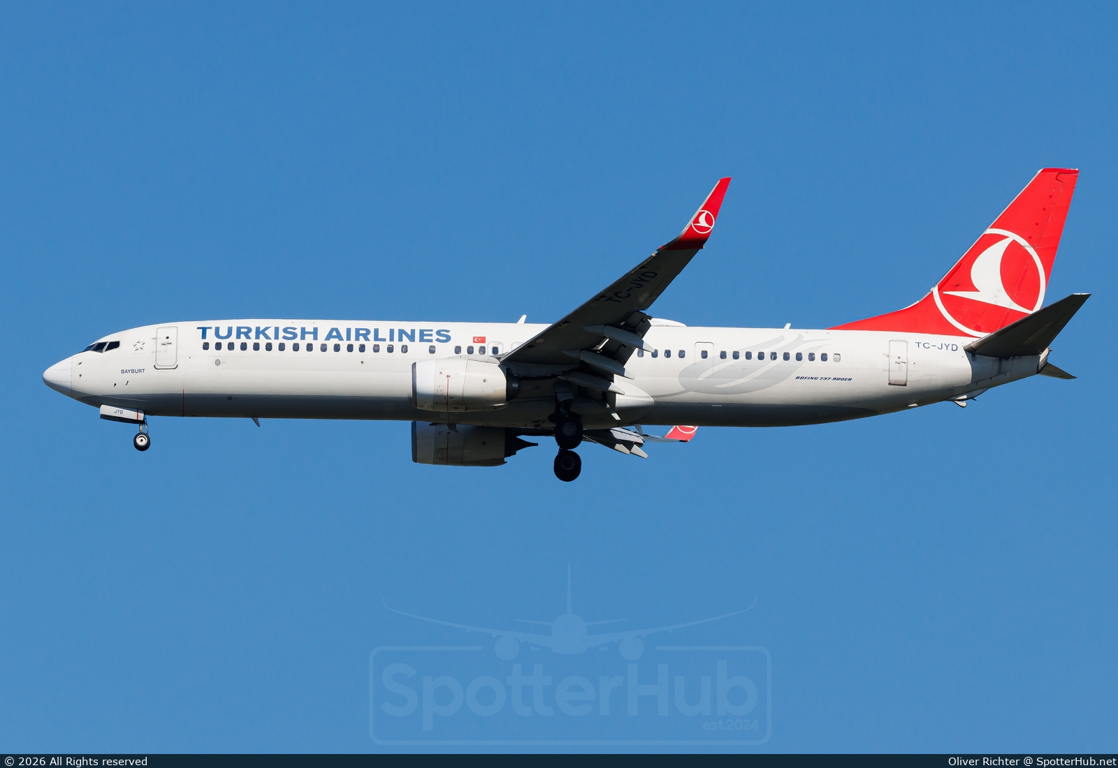 Photo of TC-JYD - Boeing 737-9F2(ER) operated by Turkish Airlines