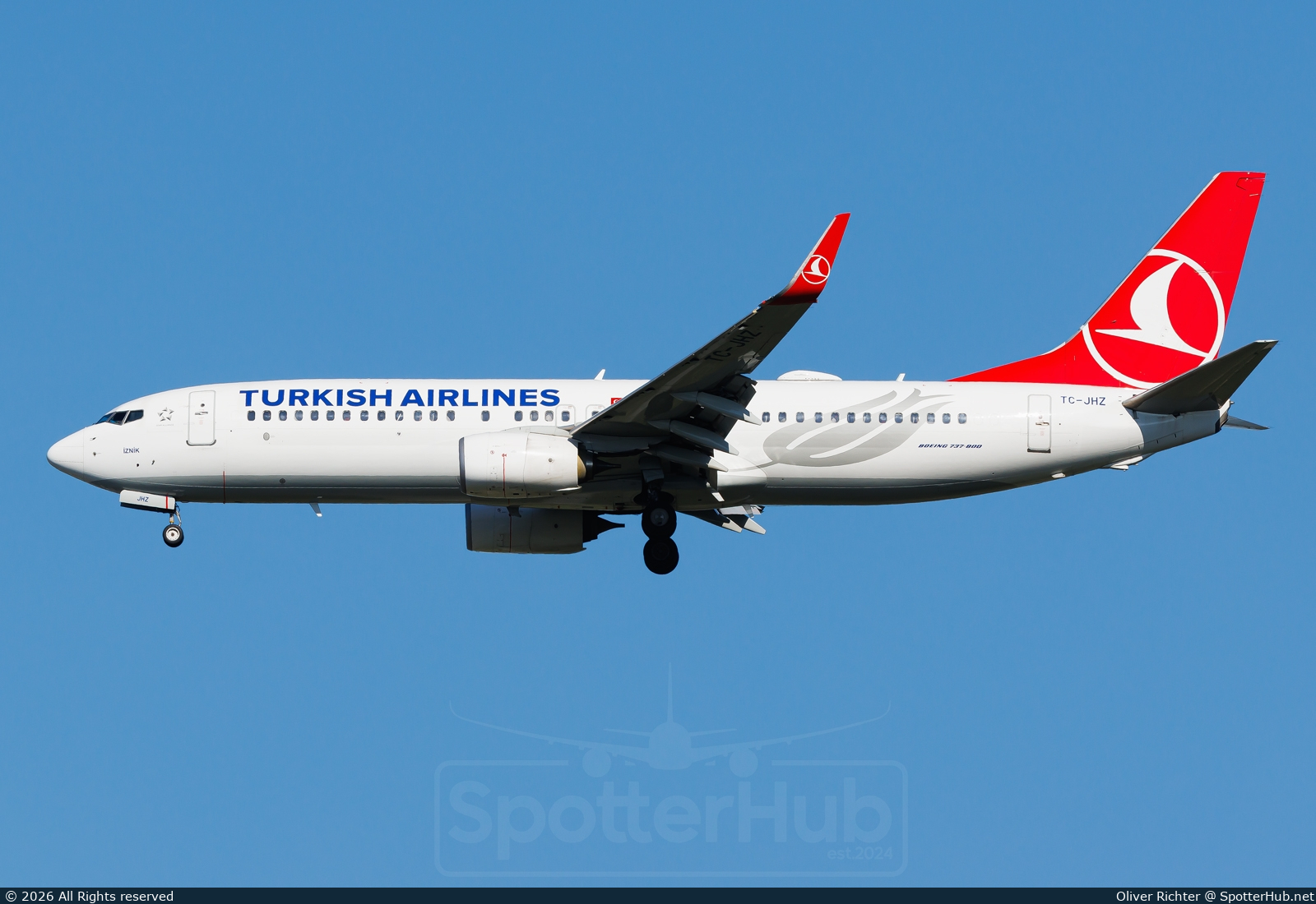 Photo of TC-JHZ - Boeing 737-8F2 operated by Turkish Airlines