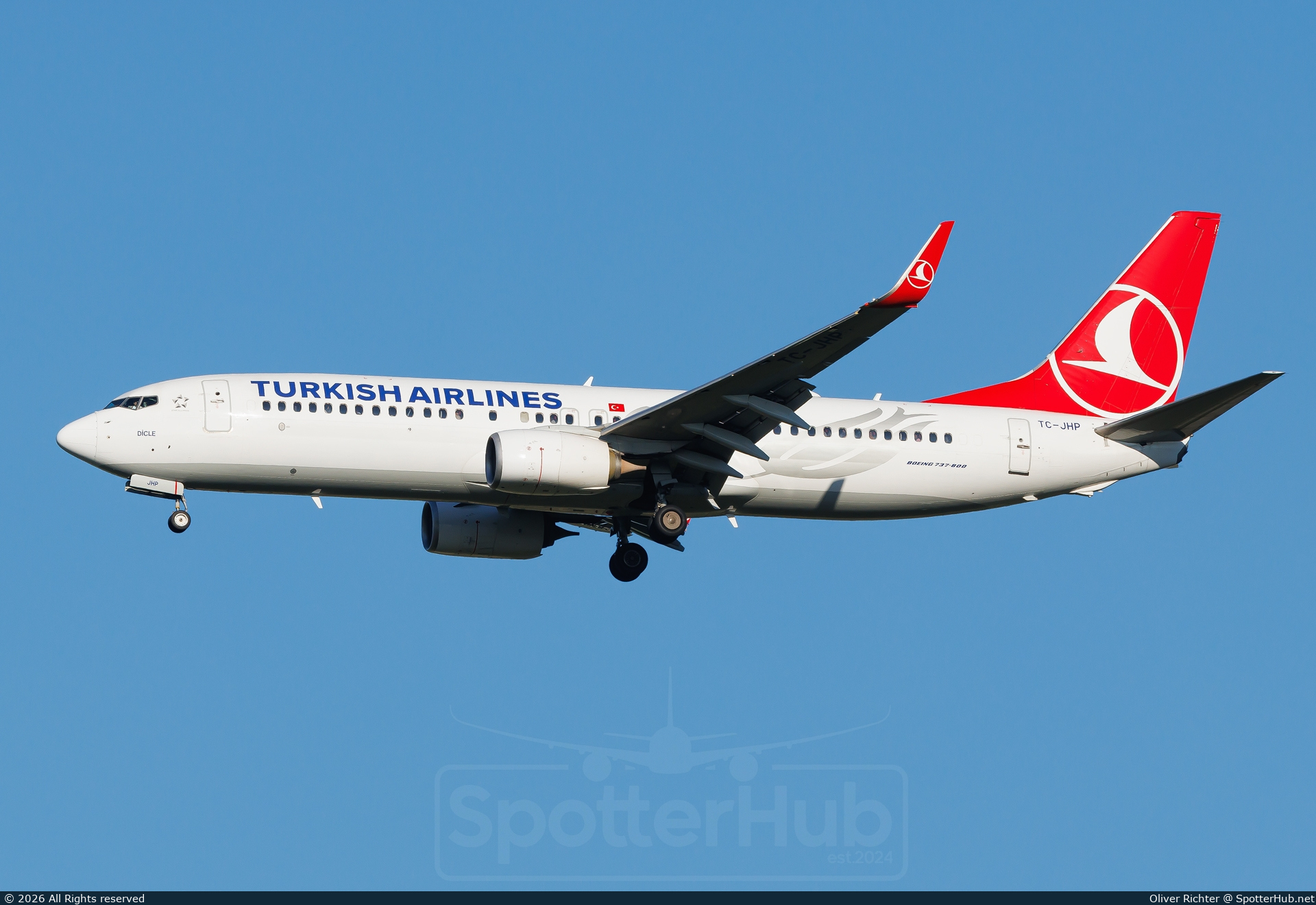 Photo of TC-JHP - Boeing 737-8F2 operated by Turkish Airlines