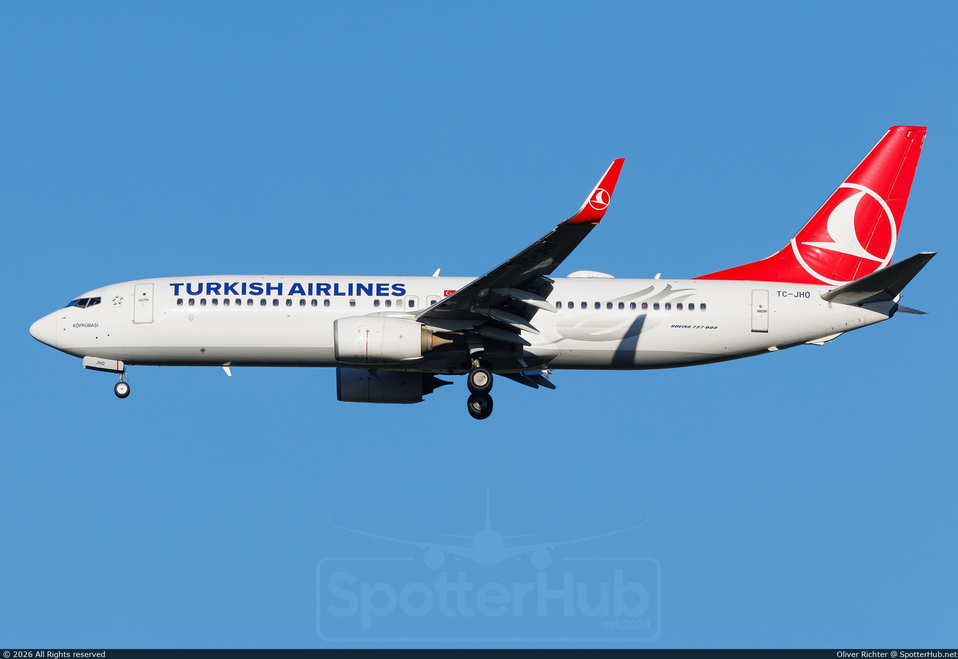 Photo of TC-JHO - Boeing 737-8F2 operated by Turkish Airlines