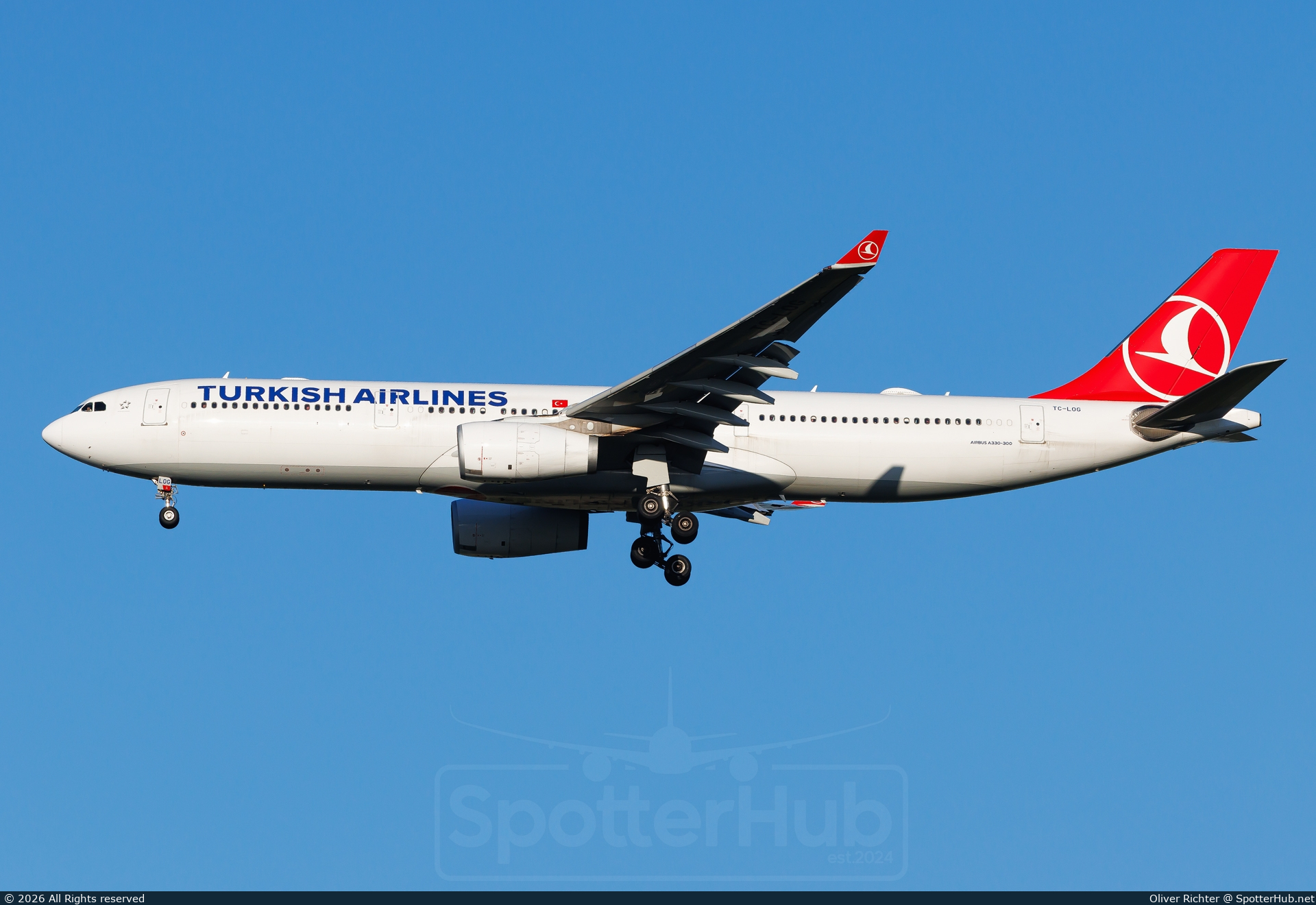 Photo of TC-LOG - Airbus A330-343 operated by Turkish Airlines