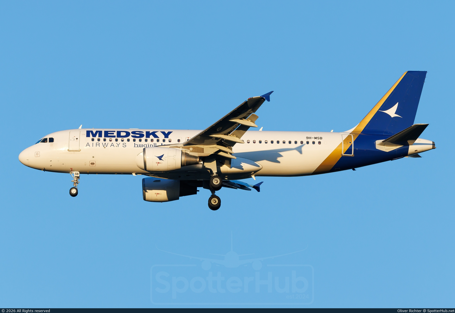 Photo of 9H-MSB - Airbus A320-214 operated by Medsky Airways (opb Malta MedAir)