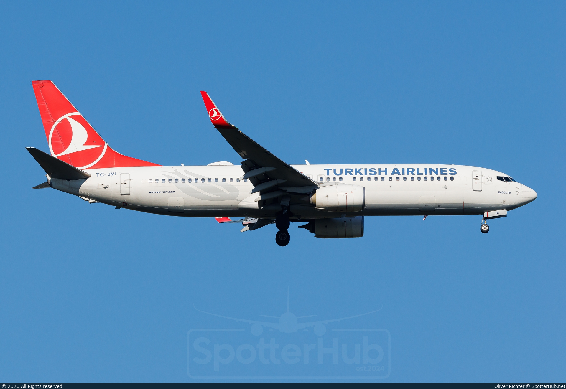 Photo of TC-JVI - Boeing 737-8F2 operated by Turkish Airlines