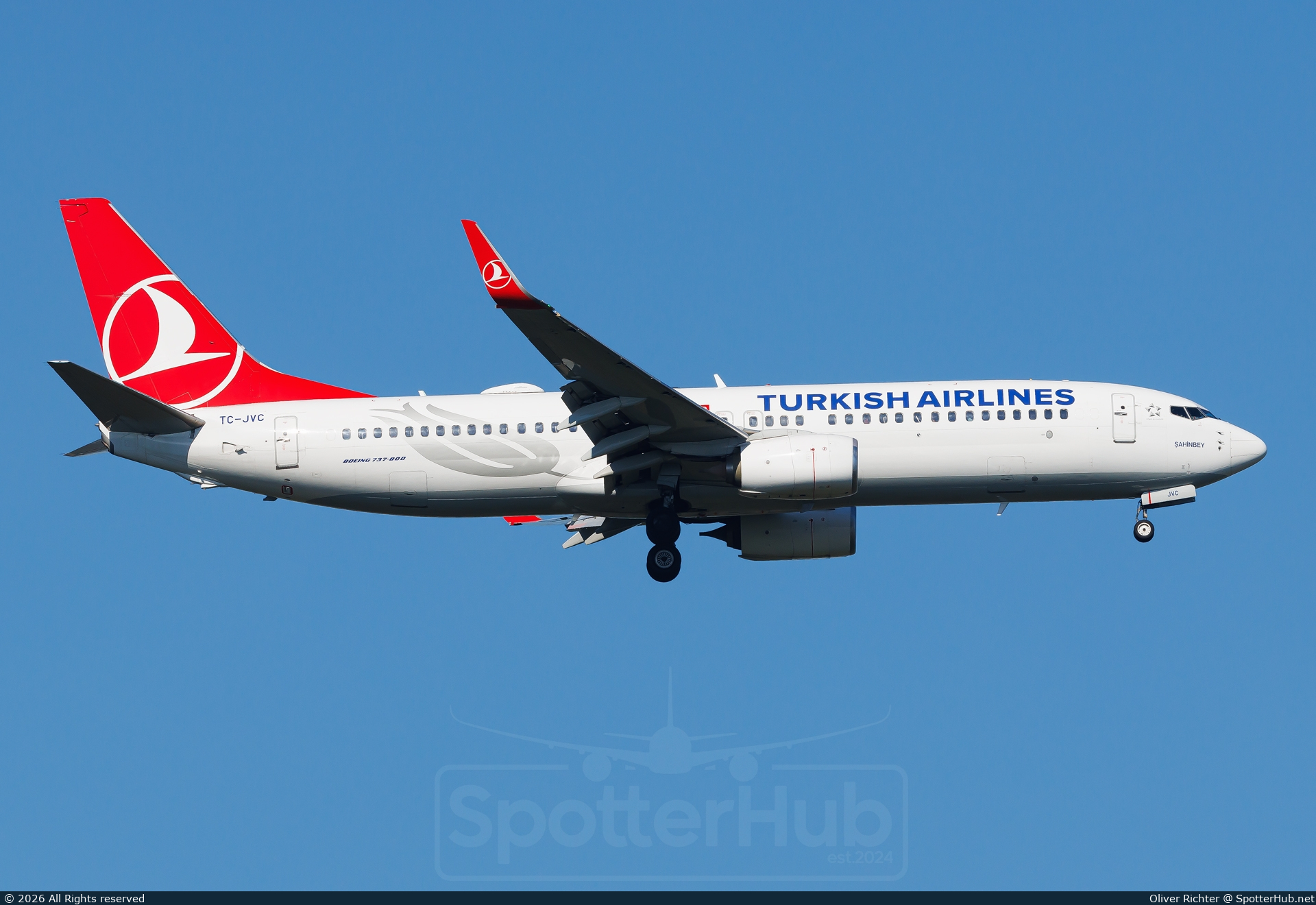 Photo of TC-JVC - Boeing 737-8F2 operated by Turkish Airlines